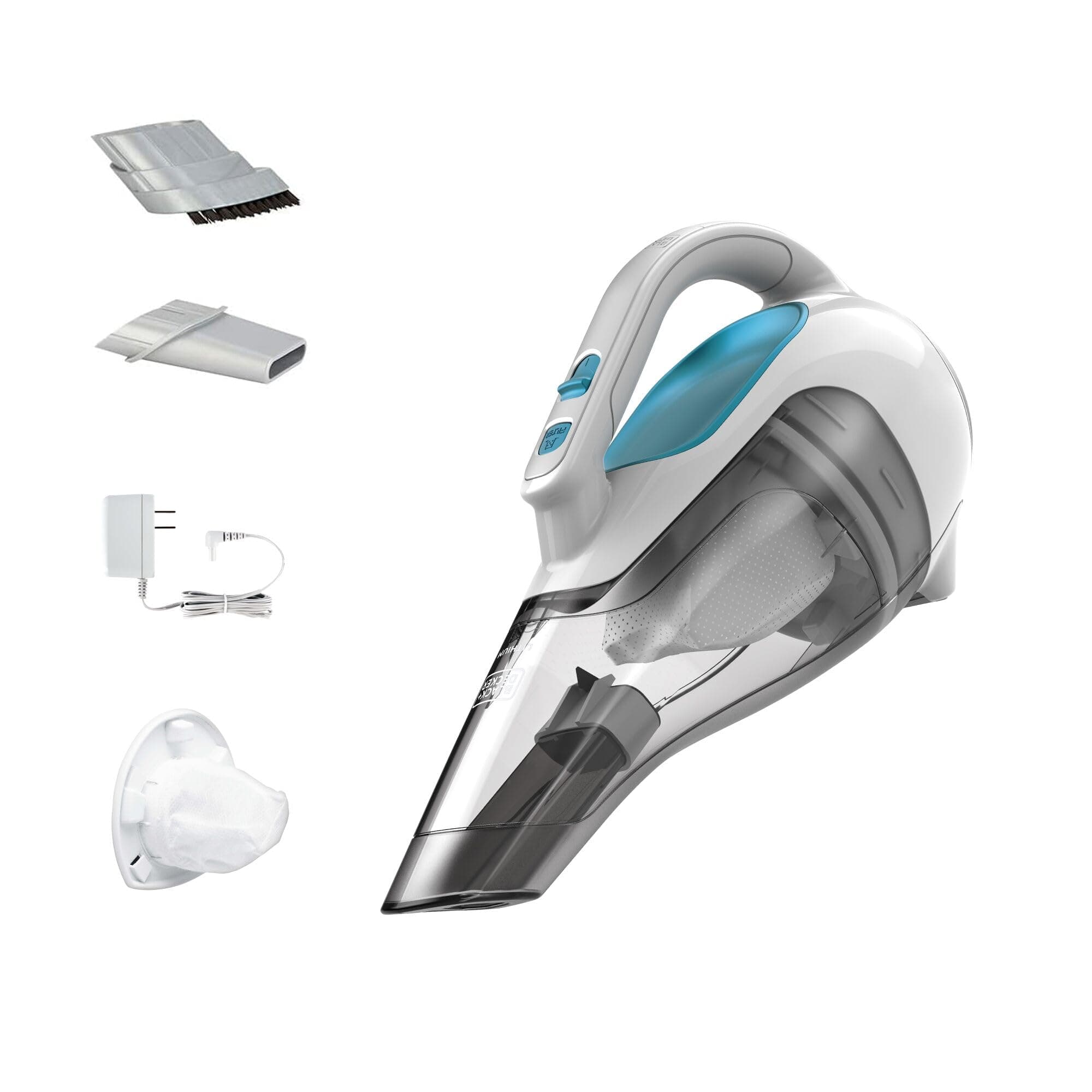 BLACK+DECKER BD Crdlss Lith Hand Vac WhtBlu