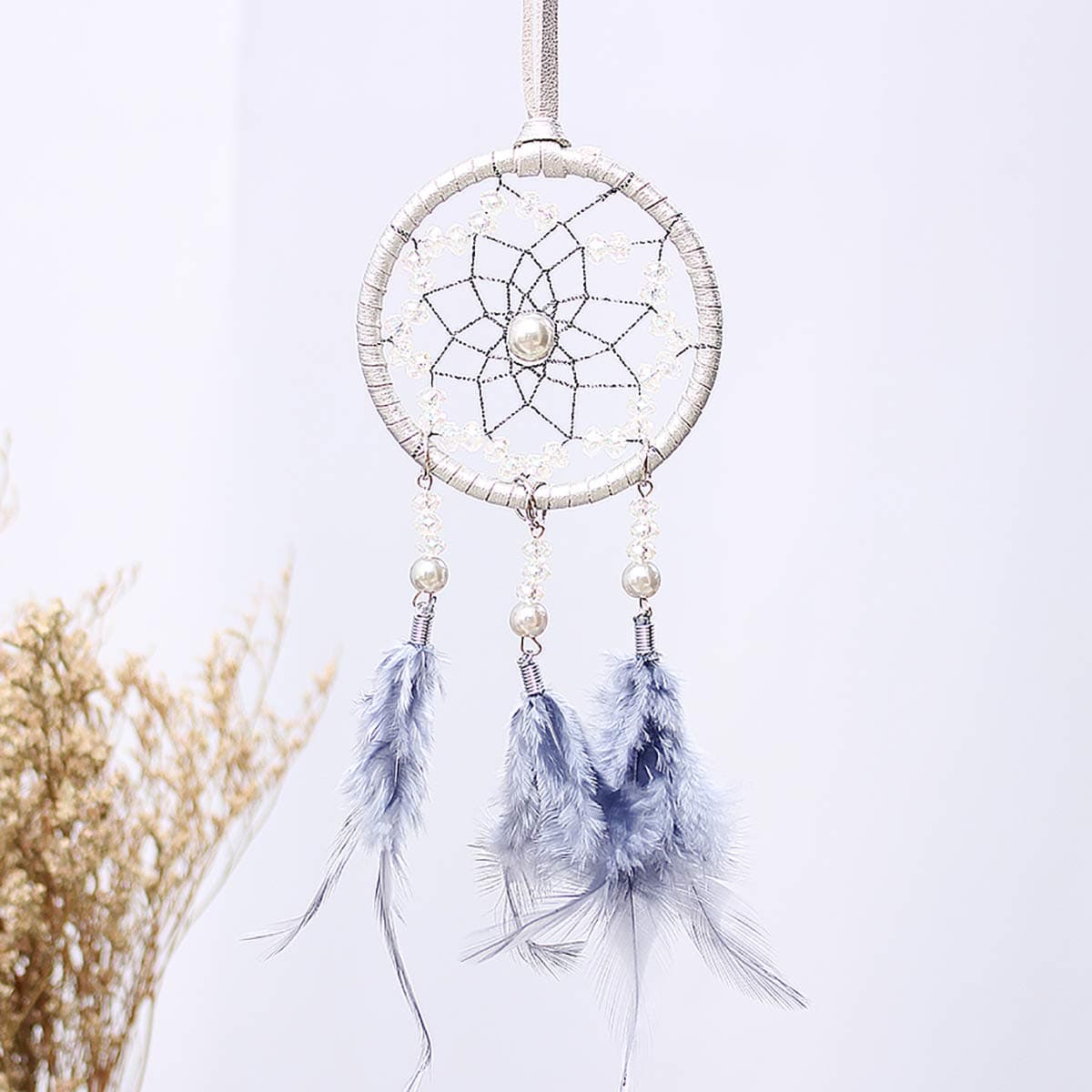 LuckgoCar Ornaments Feather Dream Catcher Wind Chimes Interior Crafts Creative Gifts Handmade Jewelry
