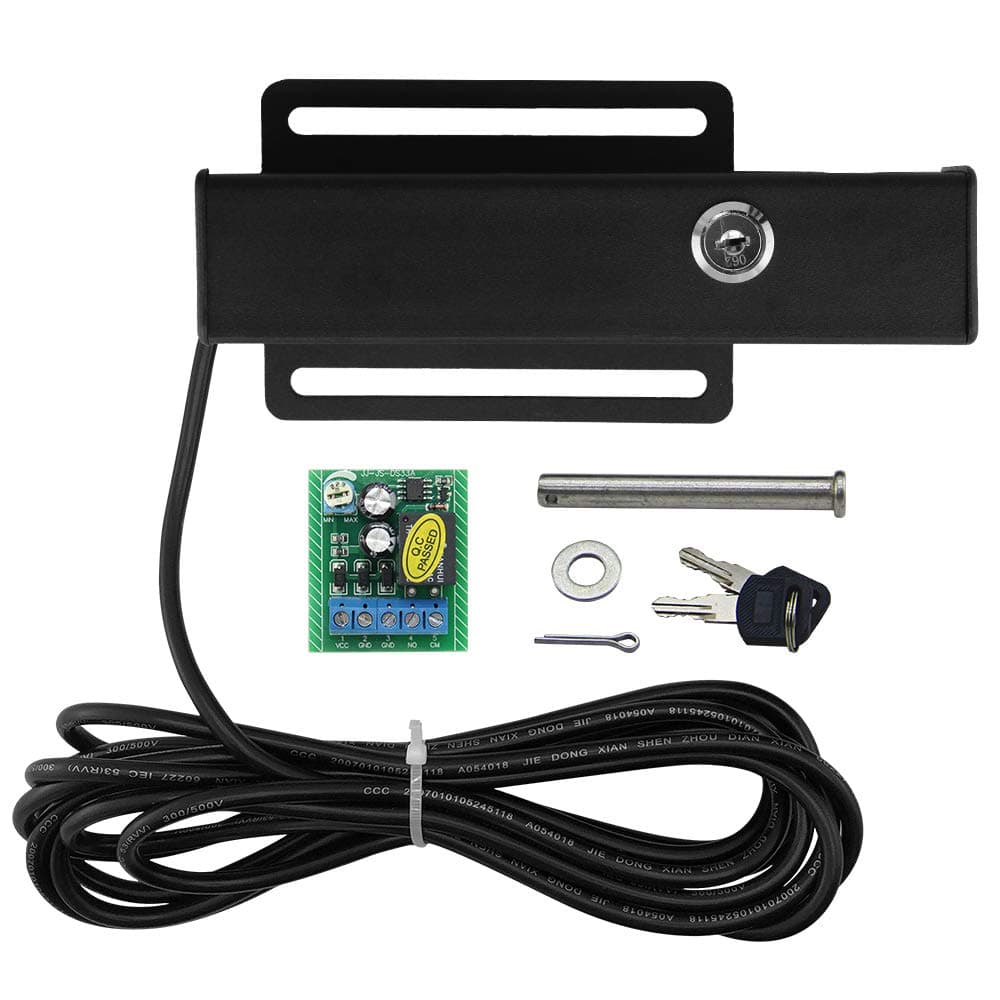 Automatic Electric Gate Lock for Swing Gate Opener Automatic Gate Lock with Control Board AC/DC 12-24V for Multi Gate Door Opener Lock