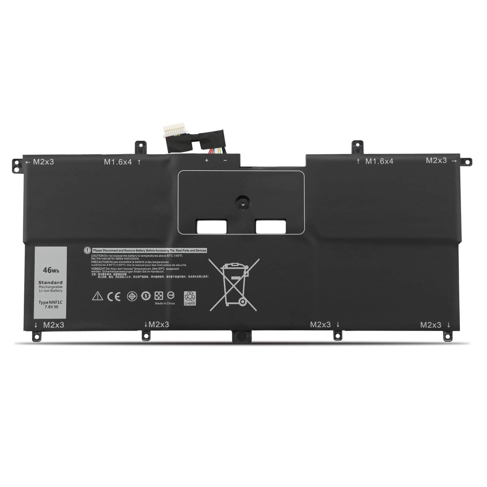 NNF1C Battery for Dell XPS 13 9365 13-9365-D1605TS D1805TS D2805TS D3605TS D3805TS D4605TS Series 2-in-1 Laptop HMPFH 0NNF1C NP0V3 0HMPFH P71G P71G001
