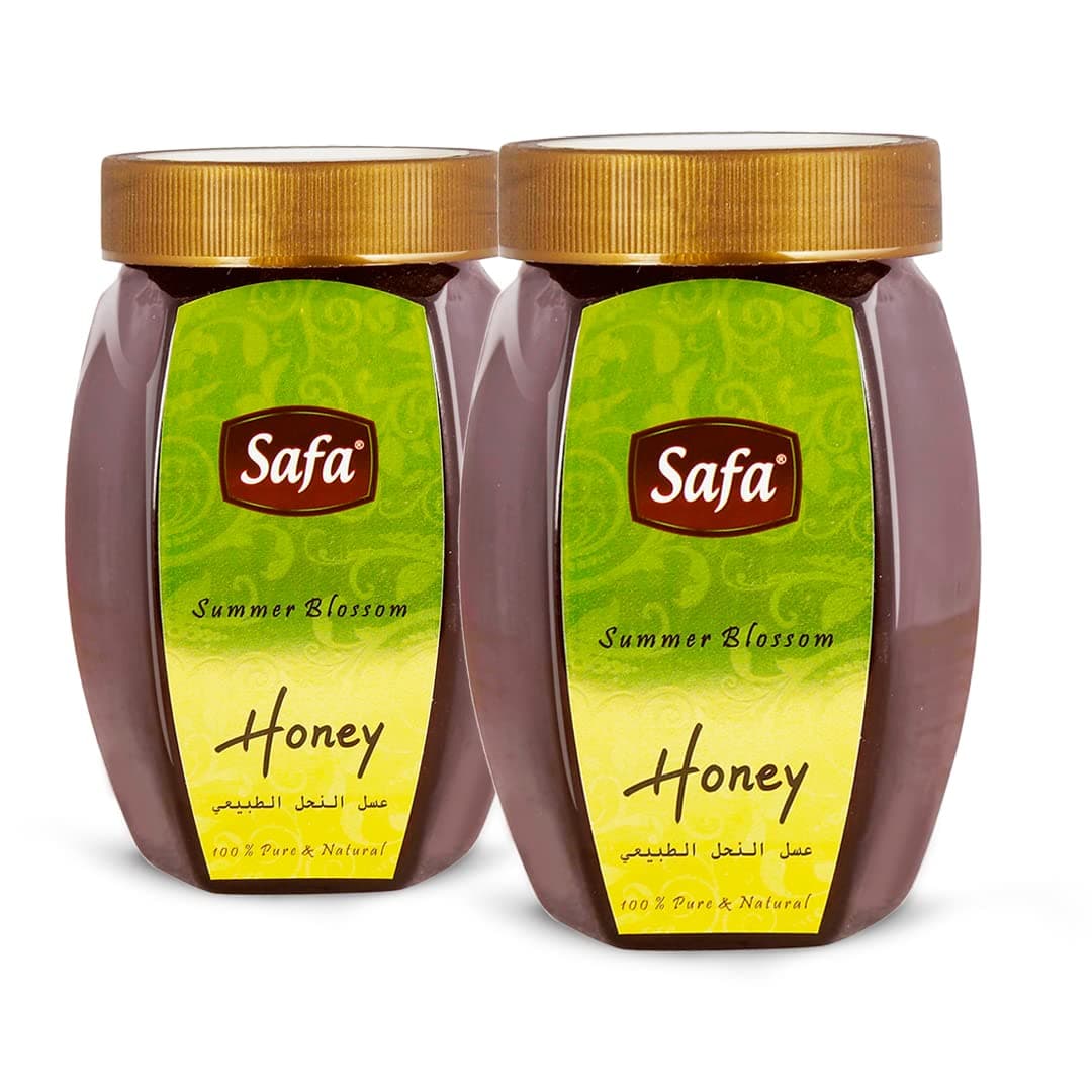 Summer Blossom Honey 1kg | 100% Pure, Natural, Vegetarian, Fresh | Natural Immune Booster | for Growing Children and Adults (500g x2) Pack of 2