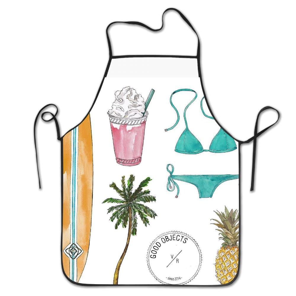 Good Objects - Sunday Summer Personalized Aprons Professional Bib Apron For Women Men Girl Kids Gifts Kitchen Decorations