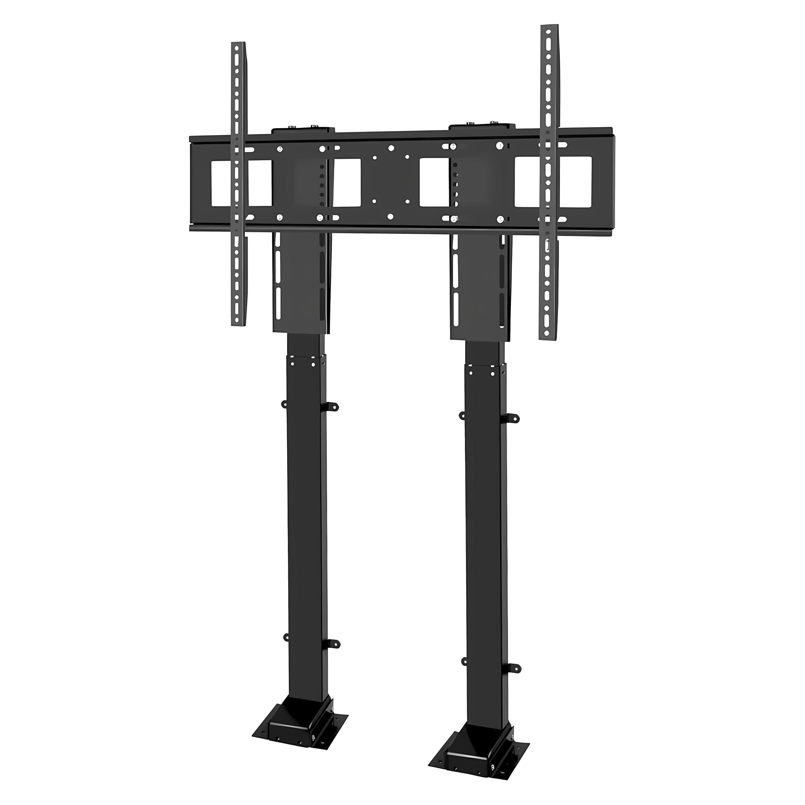 TV Motorized Lift, tv Lift Mechanism with Memory Remote Control, Dual Motor Lift Stroke 110cm/43.3inch, Motorized tv Stand for 55" to 86" TVs Up to 80kg/176.3lb