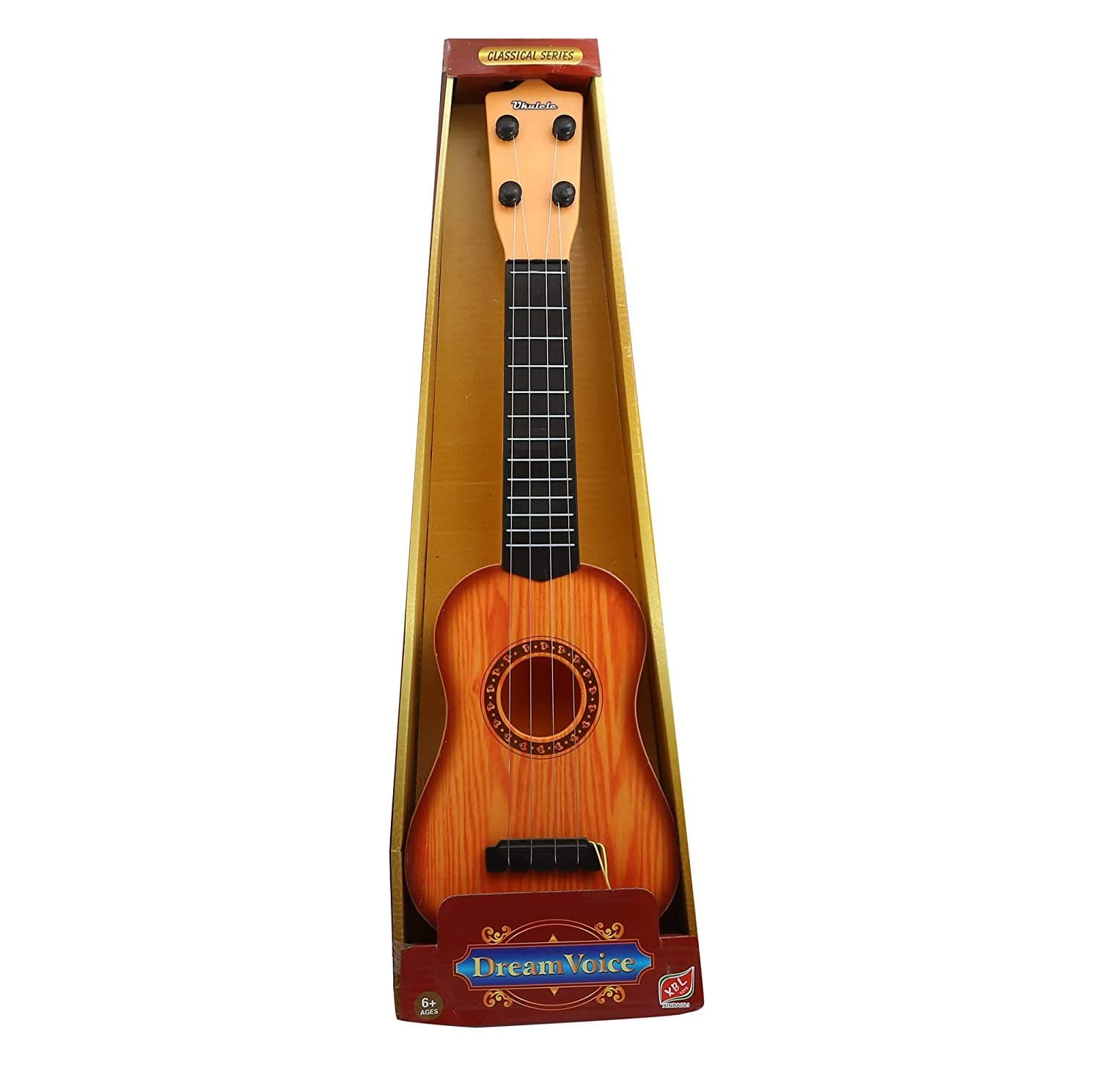 DreamVoice Guitar Toys (Wood Grain Varies)