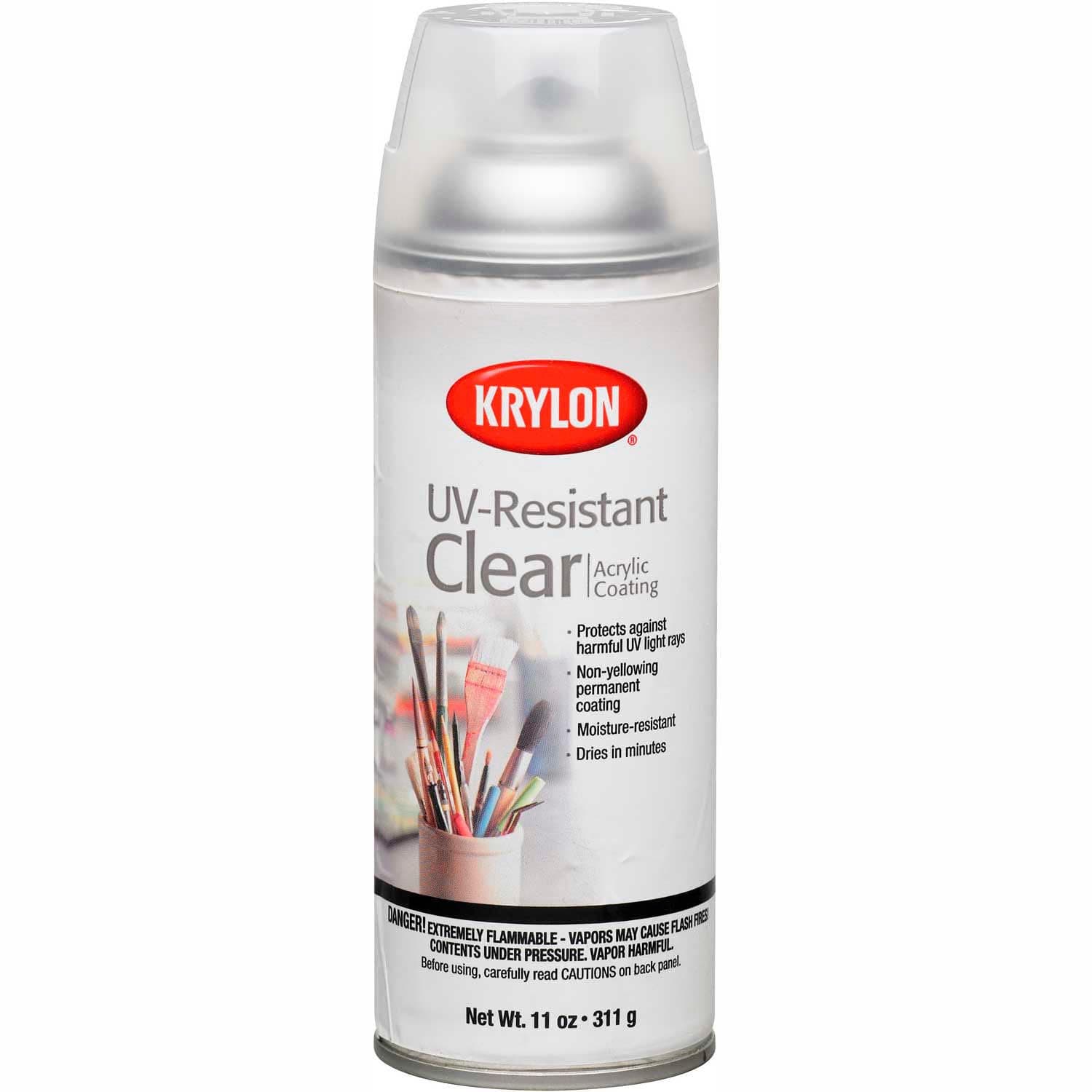 Krylon K01305 Artist and Clear Coating UV-Resistant Clear Gloss, 11 Ounce (6 Pack)