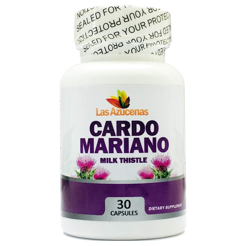Cardo Mariano para Adelgazar | Pastillas de Cardo Mariano | 100% Natural | Desintoxica el Higado | Elimina Toxinas | Regenera el Higado