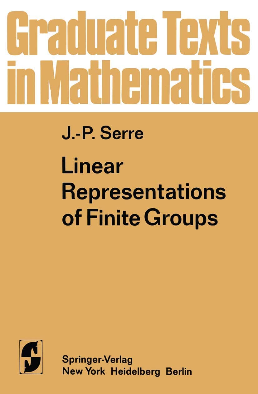 Linear Representations of Finite Groups (Graduate Texts in Mathematics, 42)