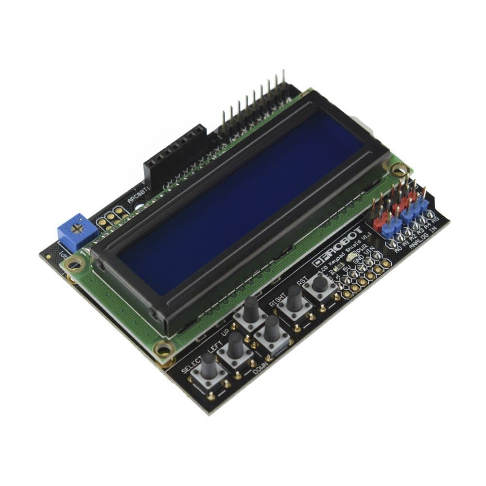 DFRobot 1602 LCD Keypad Shield for Arduino
