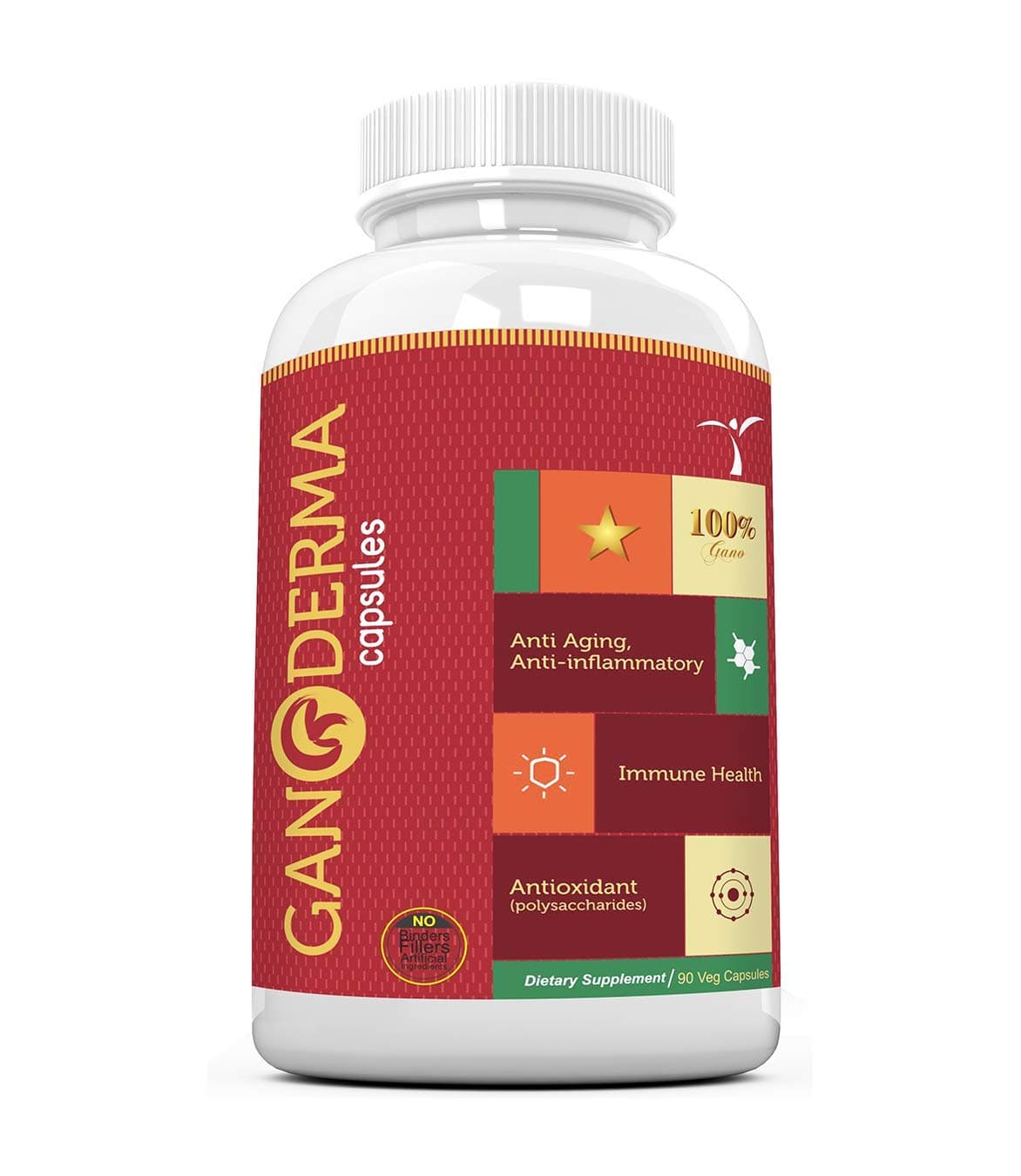 Ganoderma - 400mg - 90 Veg Capsules