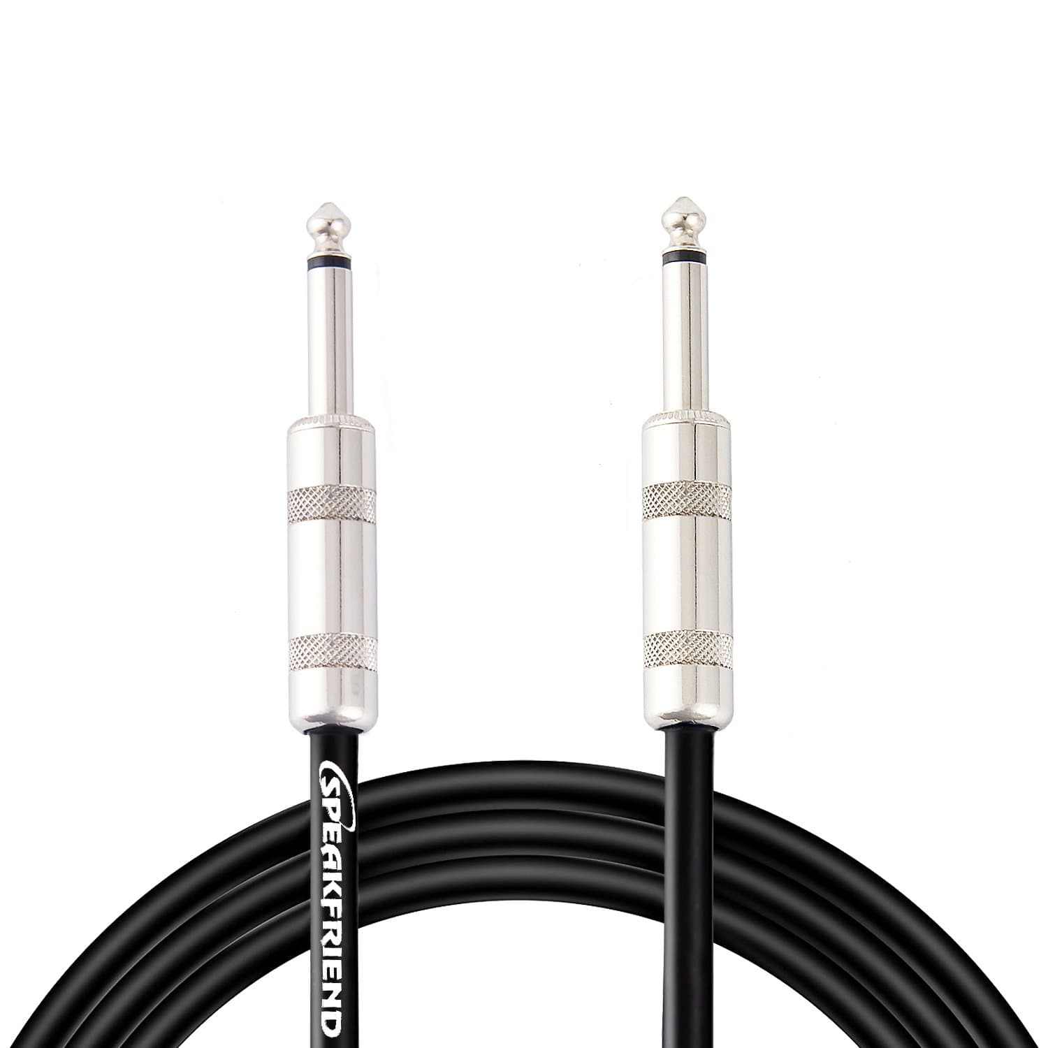 Professional Guitar Instrument Cable, 1/4 Straight-to-straight, for Electric Guitar, Bass Guitar, Electric Mandolin, Pro Audio, 20 feet