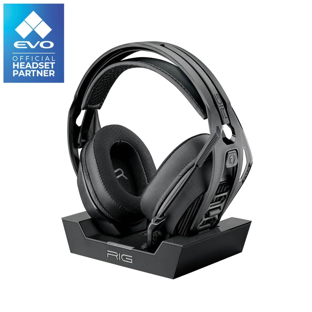 RIG 800 PRO HS Wireless Gaming Headset and Multi-Function Base Station for Playstation PS4, PS5, PC, USB - 24 Hour Battery