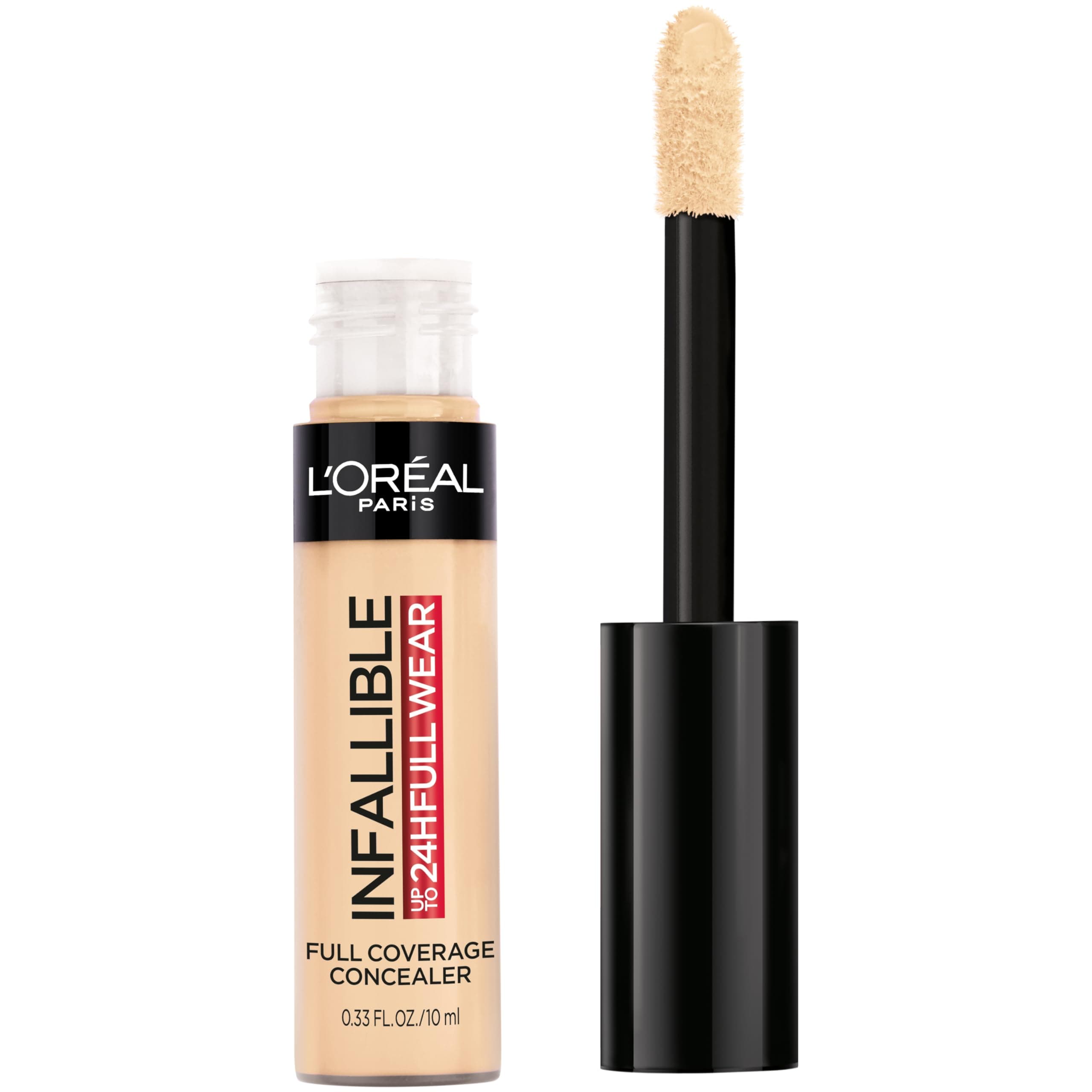 Liquid Makeup Infallible Full Coverage Concealer,ExtraLarge Applicator,Waterproof,Multi-Use Concealer To Shape Cover,Contour & Sculpt,Matte Finish, Cashmere, 0.33 Fl.Oz (Pack of 1)