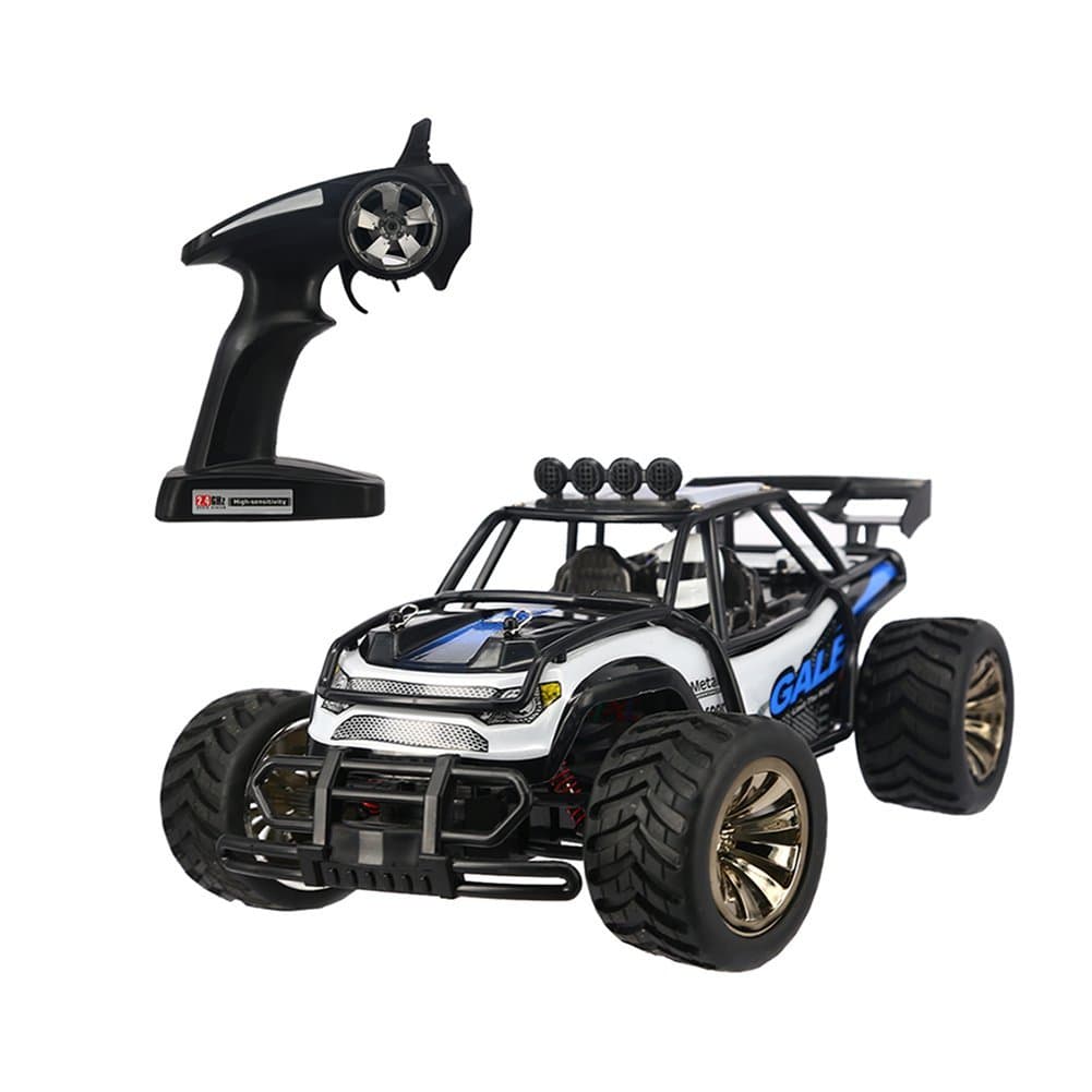 iTavah Electric Rc Car, 1:16 50M 2WD 2.4Ghz Remote Control Racing Buggy Cars, High Speed RC Off Road Monster Truck (Blue)