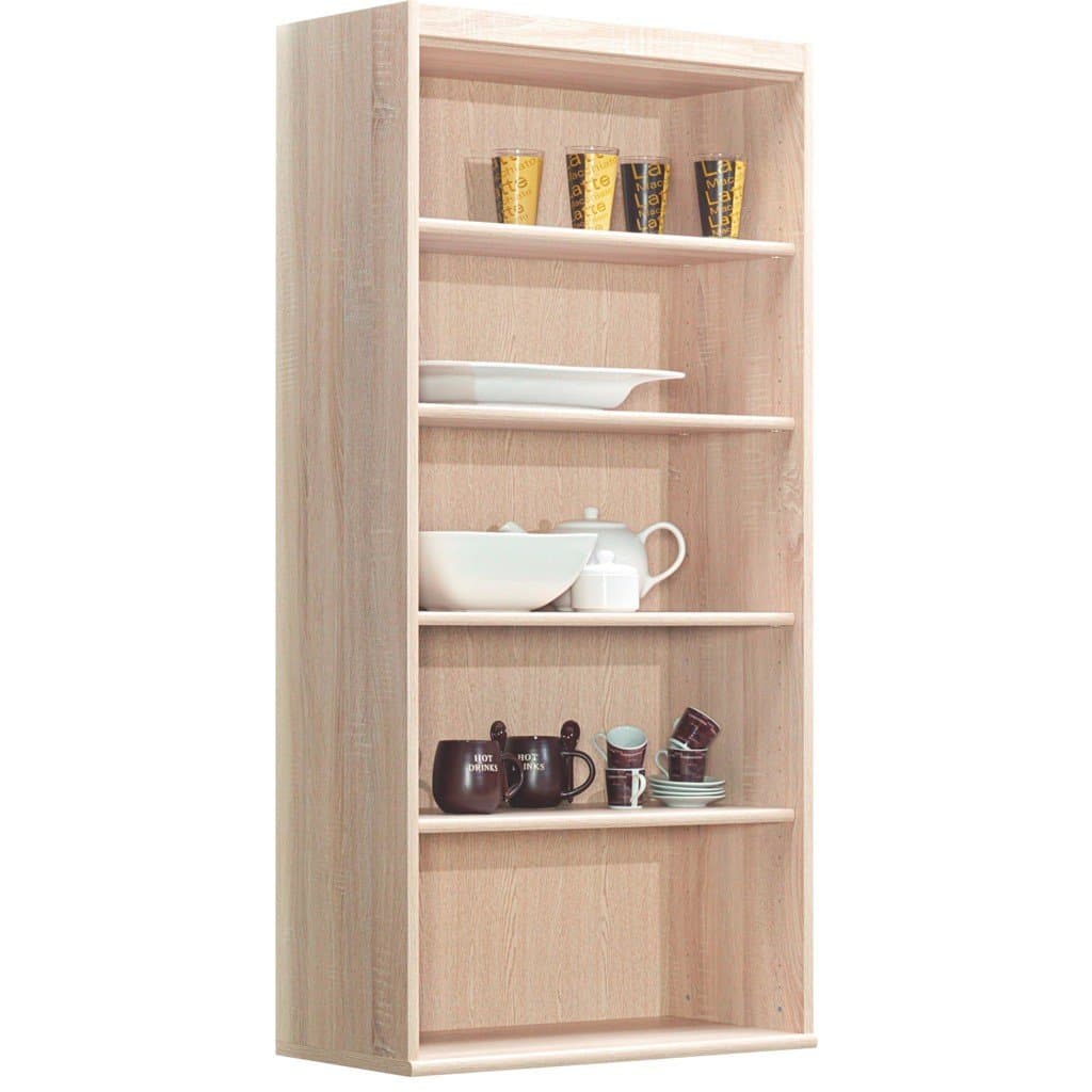 Soft Plus High Density Chipboard Shelf 65 Soft Plus with Laminated, 55 x 148 x 36 cm, 1-Piece, Oak