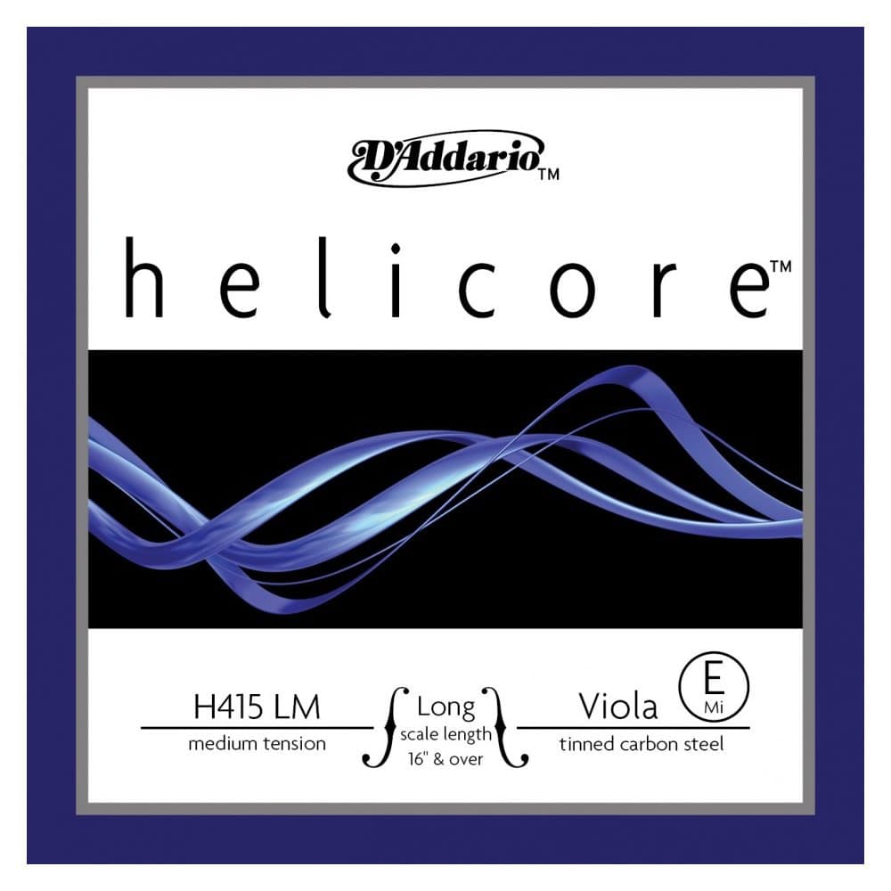 Helicore Viola Single E String, Long Scale, Medium Tension