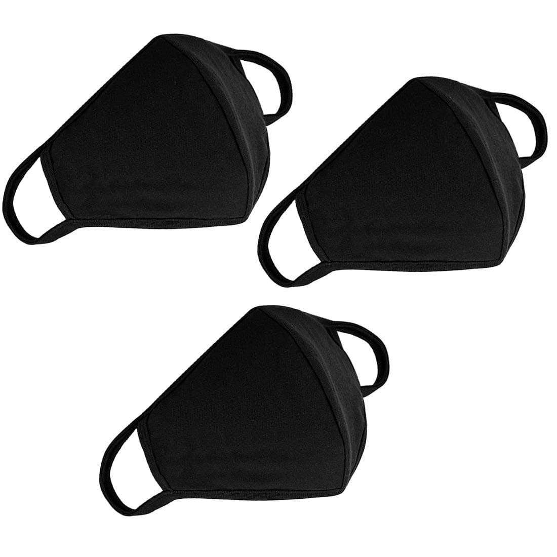 3 Pack Fashion Face Cover Unisex - Adjustable Reusable Cotton Warm Mouth Cover for Outdoor