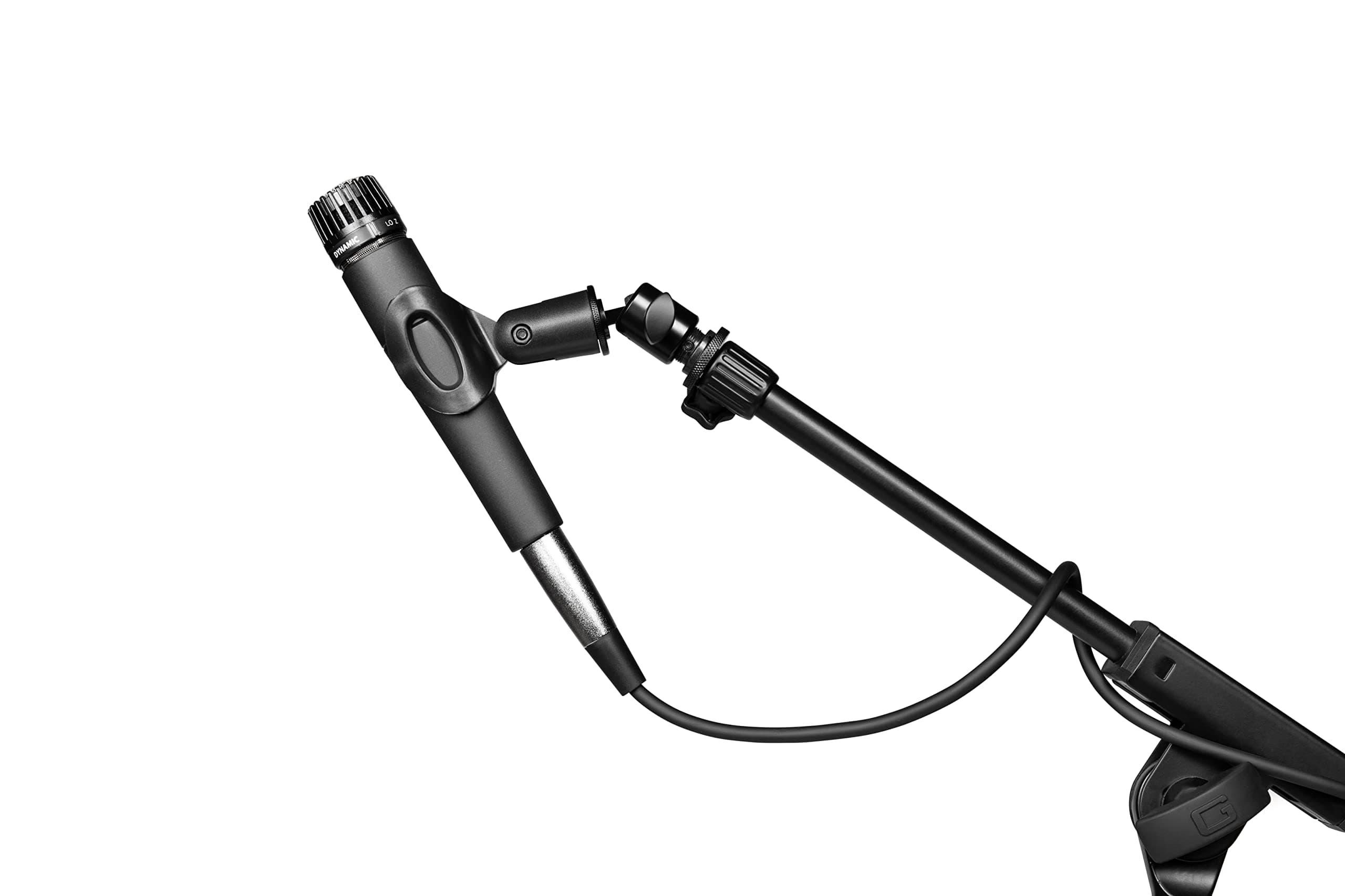 Gator Frameworks Ball-and-Socket Head Microphone Adapter with Angle Adjustment (GFW-MIC-BALLHEAD-MT), Black