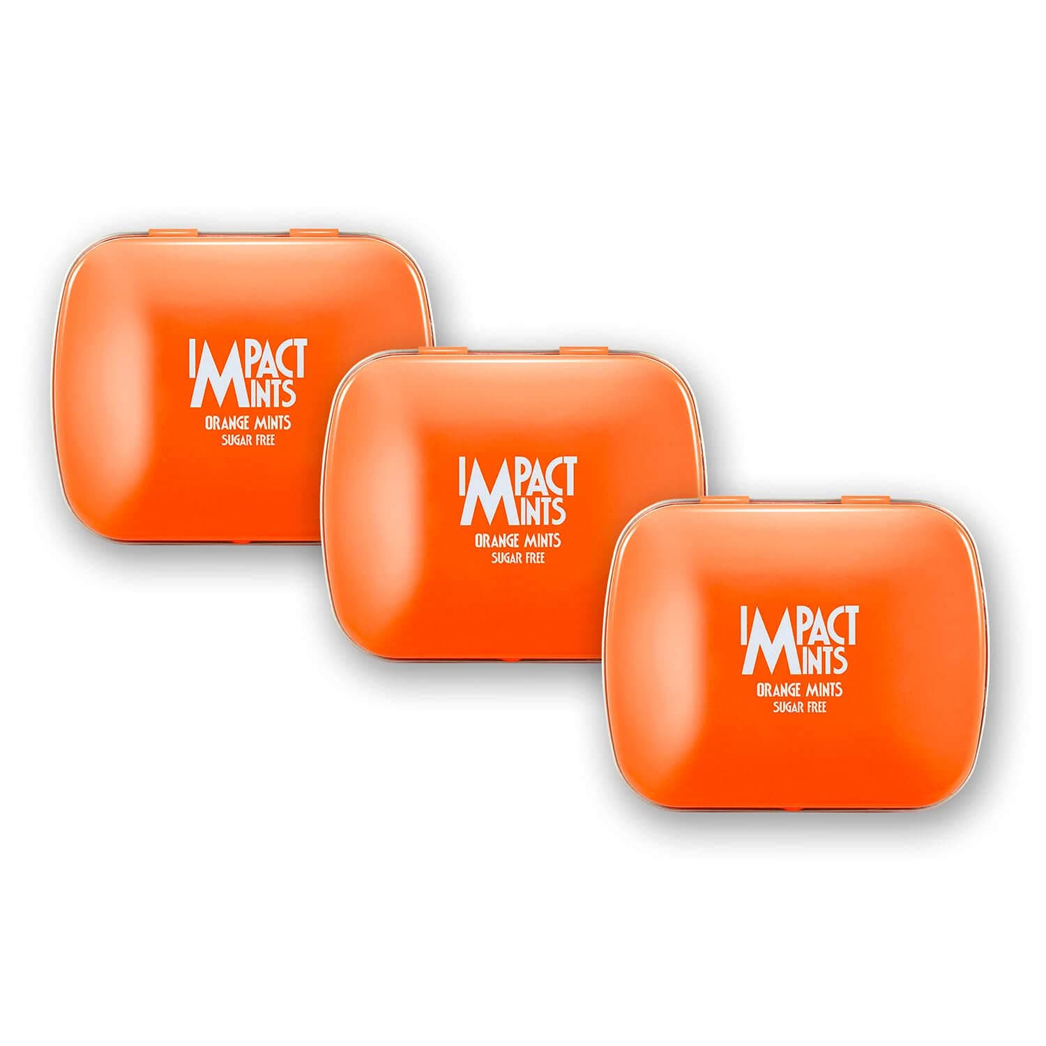 Impact Products Mints Sugar Free Mints Orange 14g - Pack of 3, 42 g