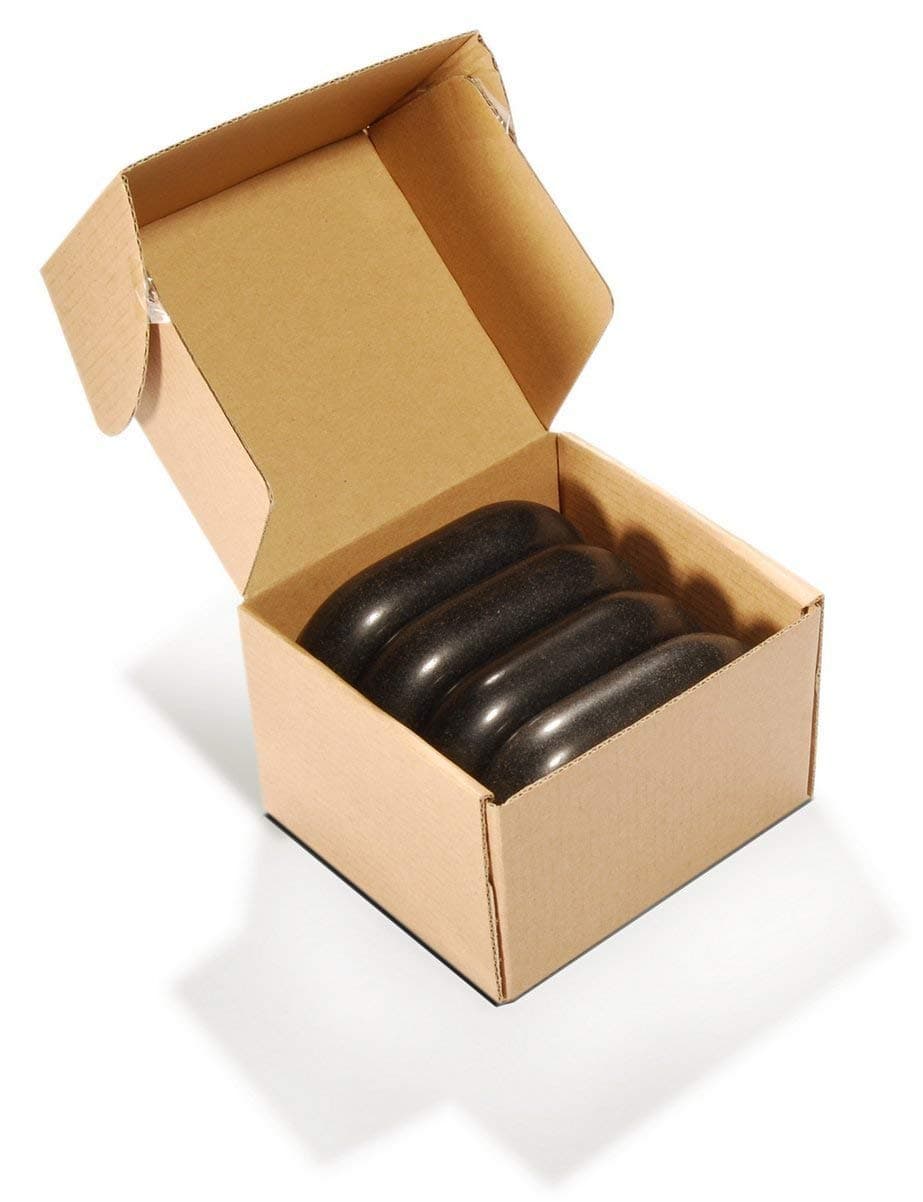 Master Massage XX Large Massage Stone Natural Basalt Hot Stone Set Warmer Rock Stone(Black)