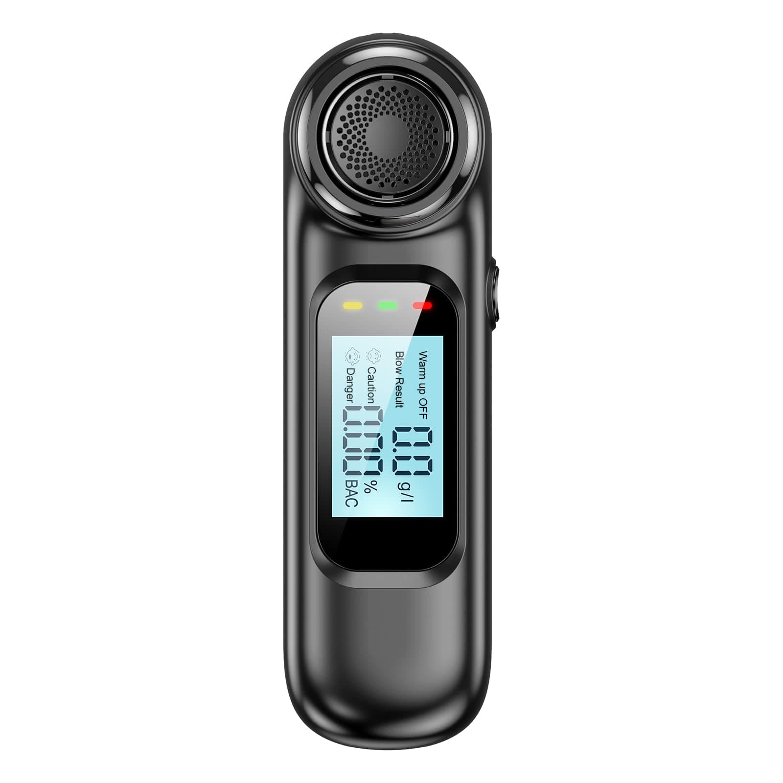 GONEER AM01 Automatic Alcohol Tester Breathalyzer Professional Non-Contact Breath Tester LCD Display Portable USB Rechargeable Breathalyzer Alcohol Test Tools