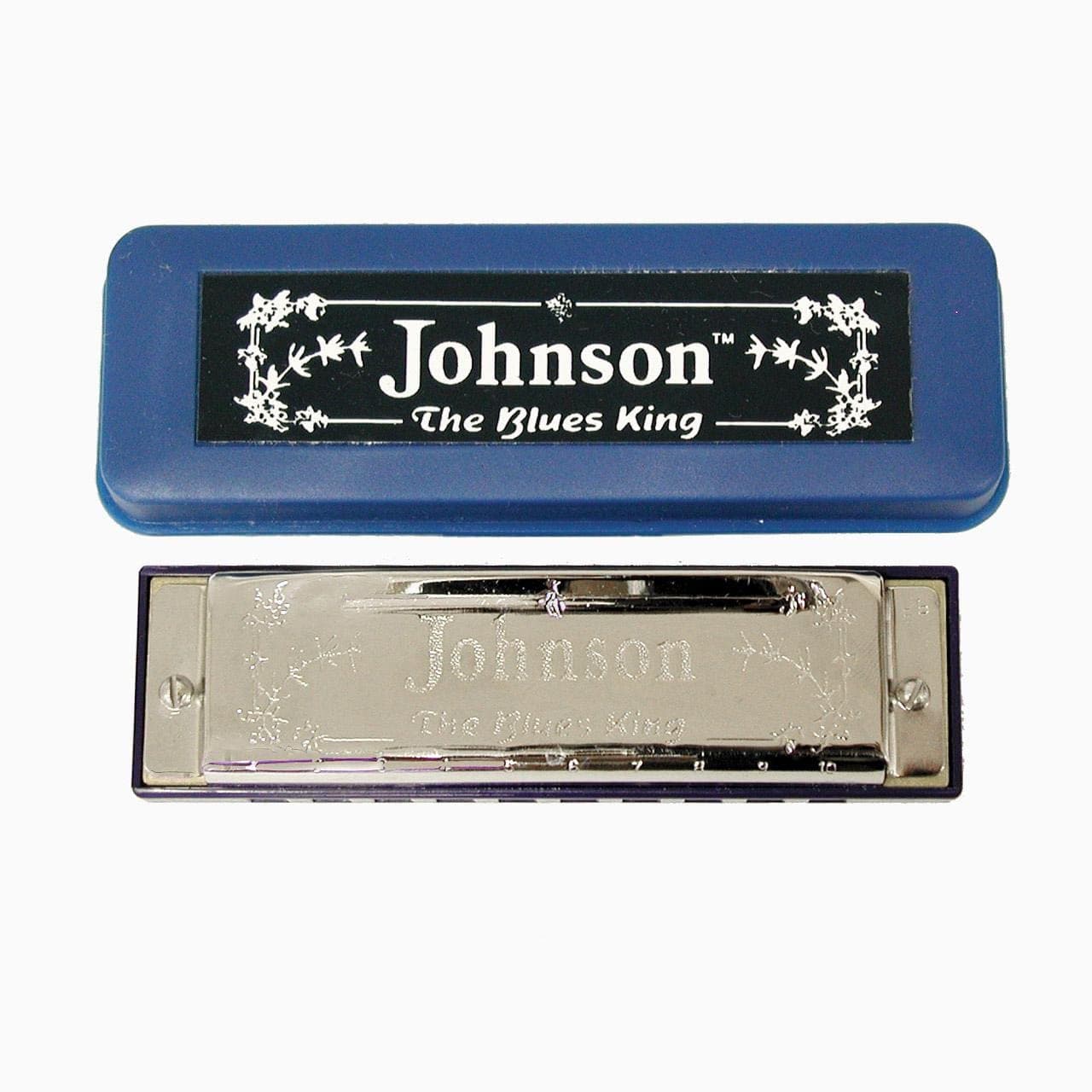 JohnsonBK-520-D-FLAT Blues King Harmonica, D Flat