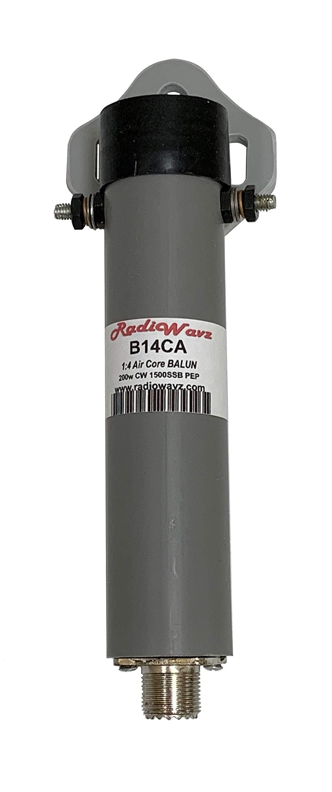 Radiowavz B14CA 1:4 Current Air Balun for 1.8-30MHz, Handles 1500W PEP, 200W CW