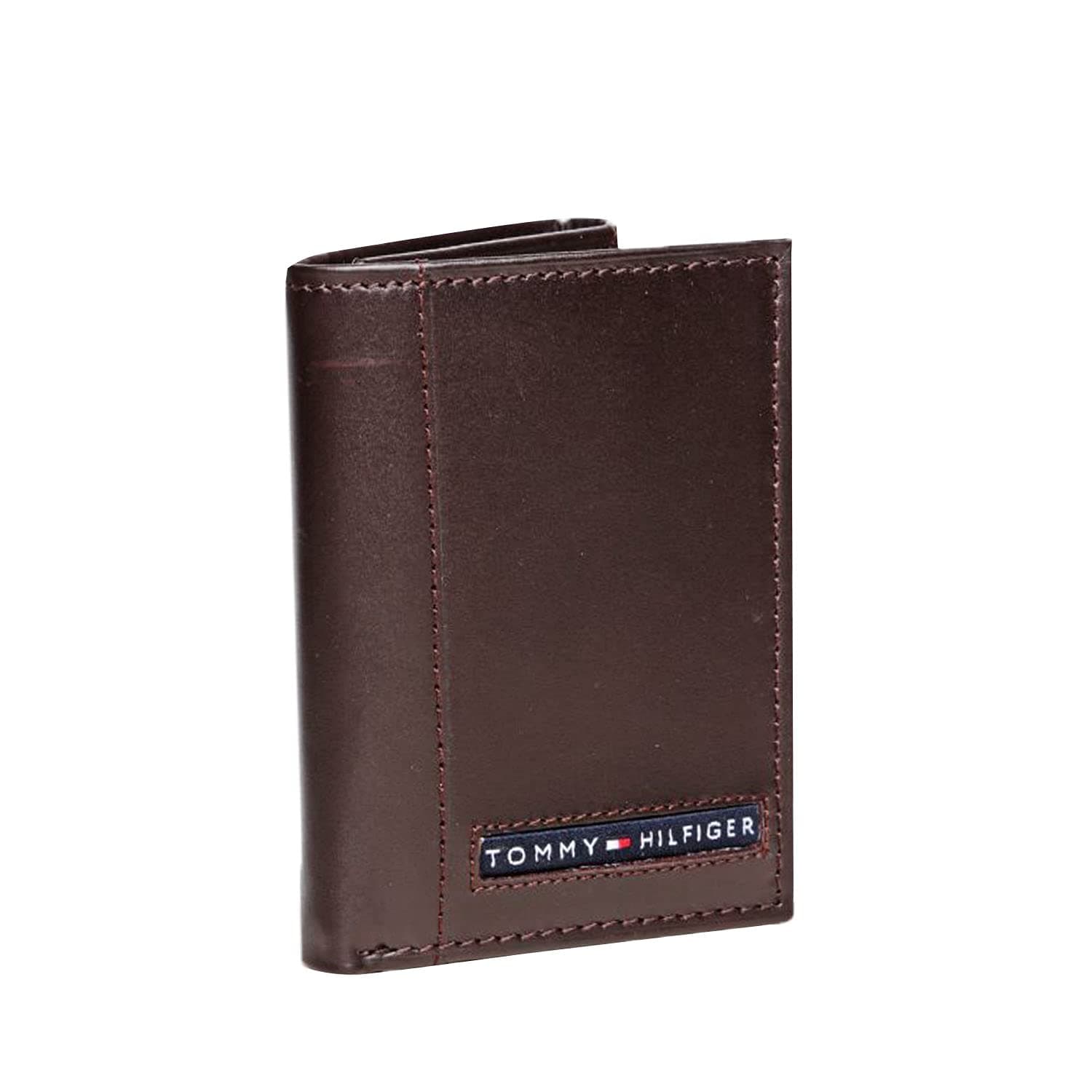 Tommy Hilfiger Men's Polished Lamb Trifold Credit Card Wallet