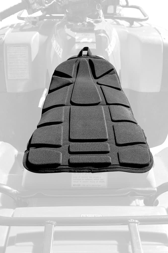 OU2006 Universal Waterproof ATV Seat Pad - Padded Seat Protector - Universal Seat Cover for Utility Quads - ATV'S - 1 Year Warranty- ATV Accessories/Automotive Accessories - Black