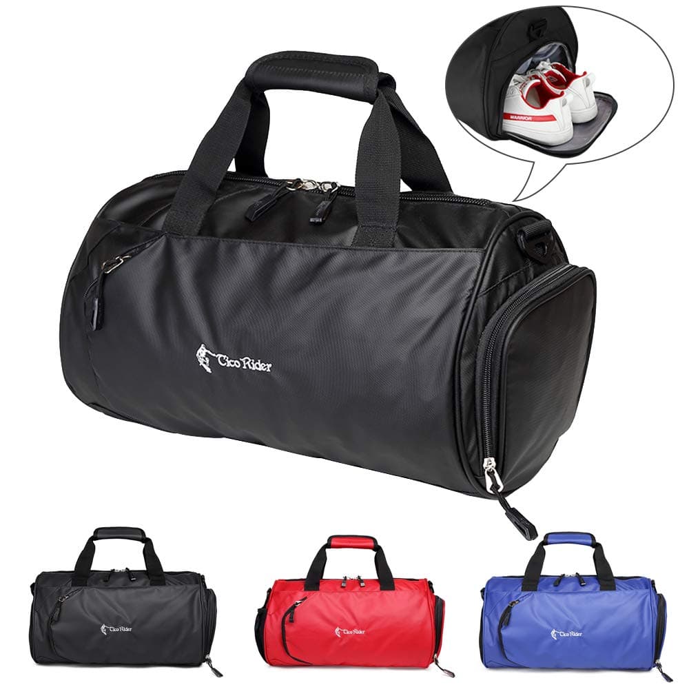 BTNEEU Gym Bag Large Sports Bag with Shoe Compartment, High Capacity Gym Sports Bag 20L, Waterproof Sports Duffel Bag, Fitness Bag Holdall Bag Travel Duffel Bag for Men and Women