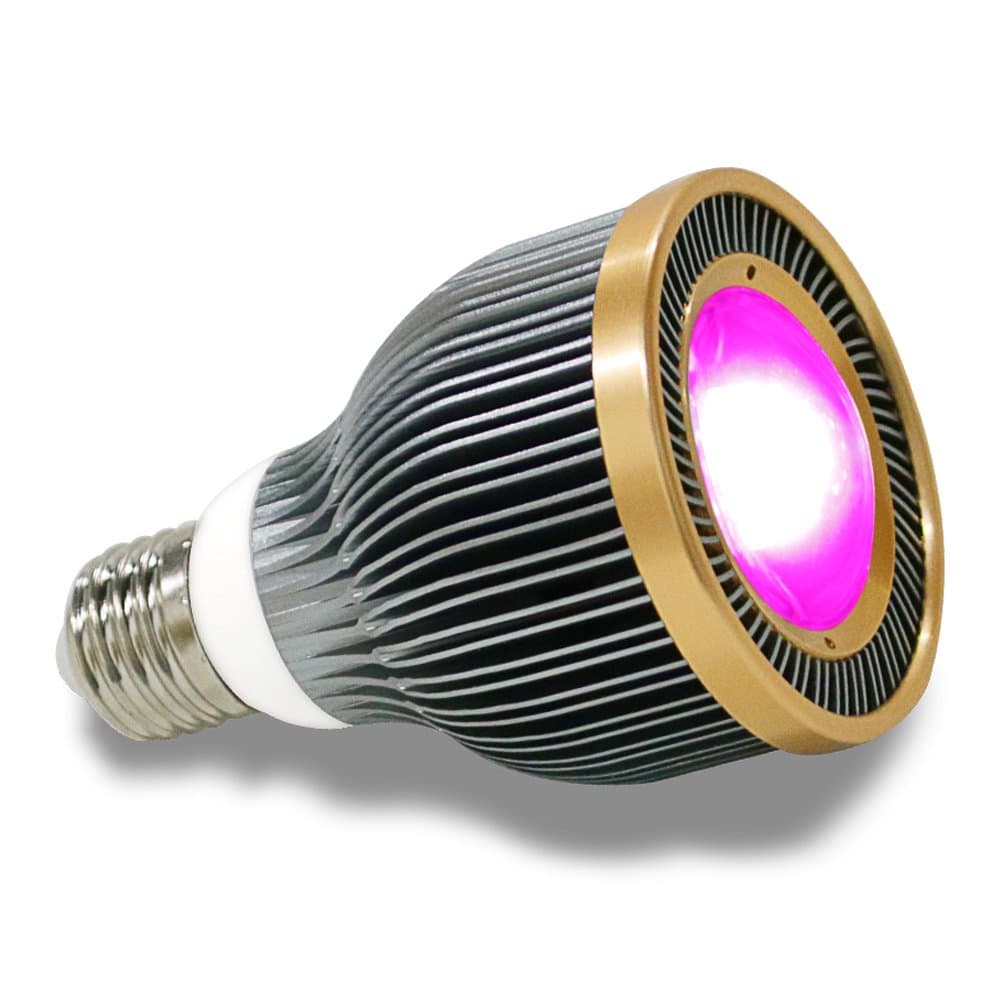 LED grow light full spectrum for indoor plants veg and flower CREE dimmable COB 12-band UV&IR 001 (27W)