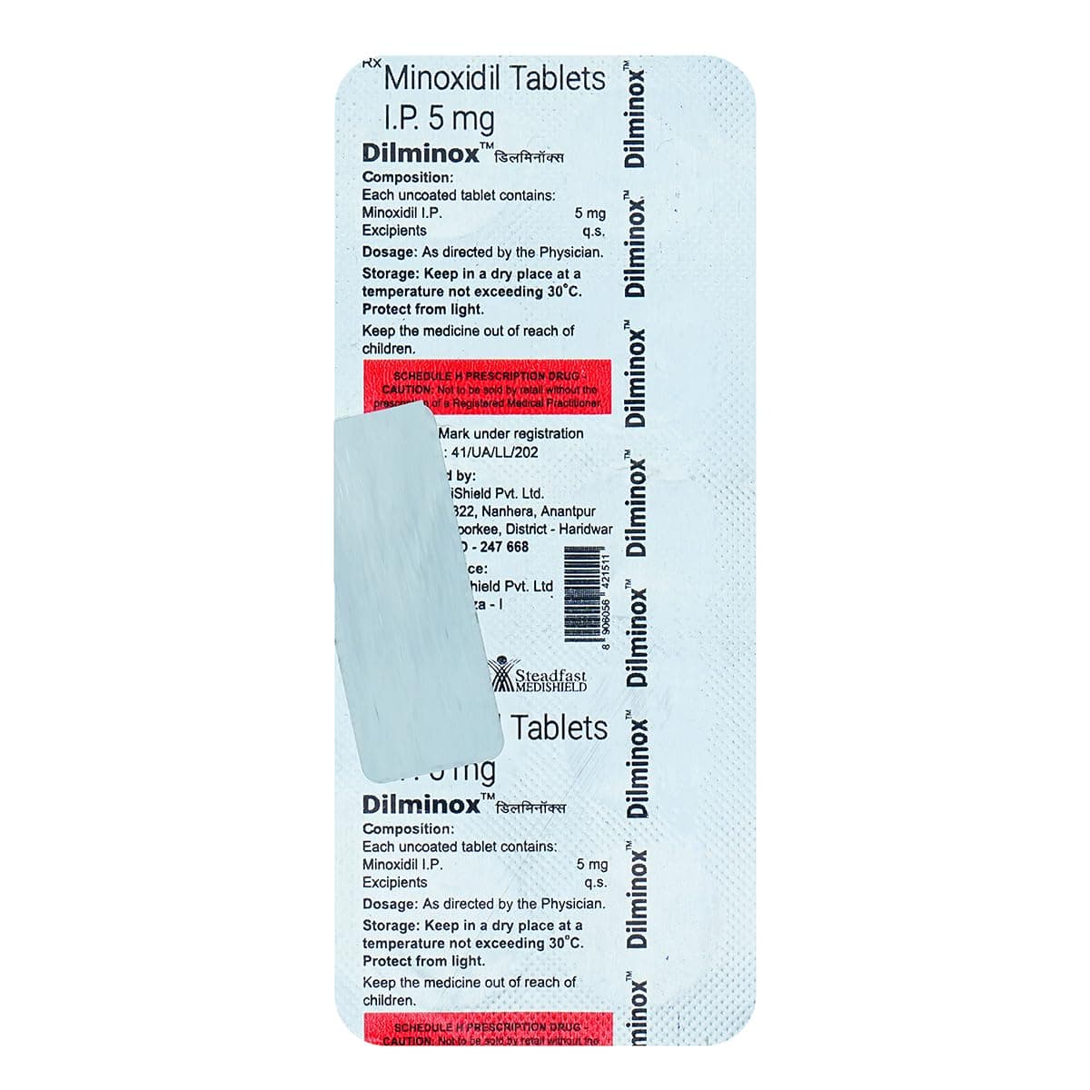 Dilminox 5mg - Strip of 10 Tablets