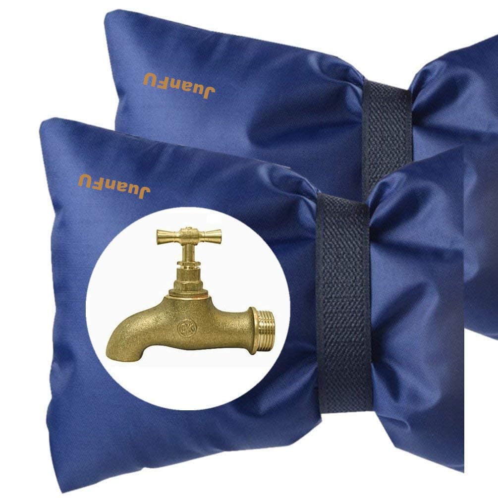 Set of 2 Outside Waterproof Faucet Covers for Freeze Protection in Winter