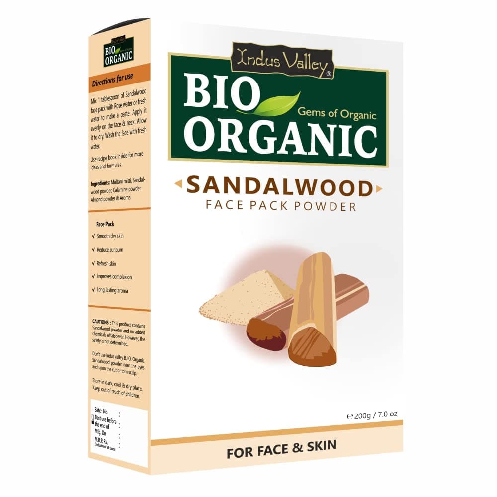 Organic Sandalwood Face Pack (100G)