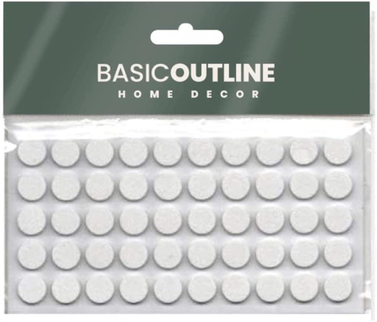 Cabinet bumpers Furniture Bumpers Kitchen Cabinet Door Stoppers Sound Dampening Rubber Bumpers made of Soft Eva Rubber for Quiet Drawer Close Anti Slam Cushion Rubber feet pads 10 mm (50 pack, white)