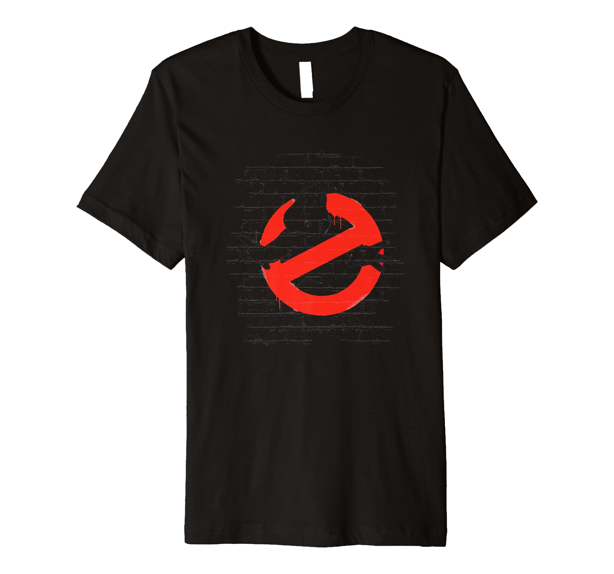 Ghostbusters Logo Stencil on Brick Premium T-Shirt