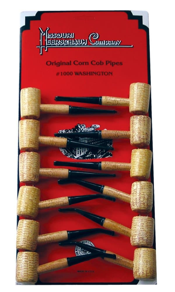 The Big Easy Pipe Accessories Washington Corn Cob Pipes-P104, 495