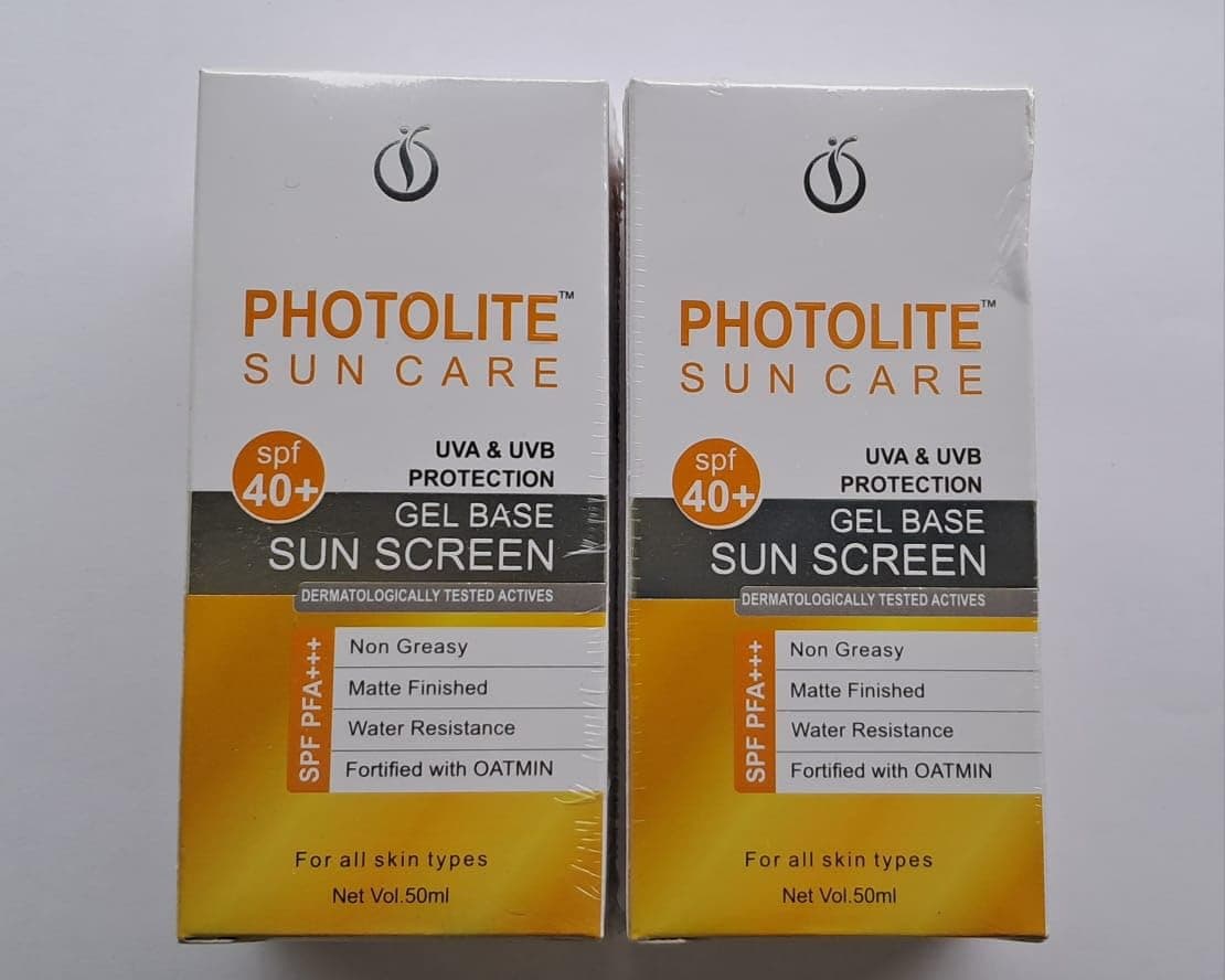 PHOTOLITE SUN CARE SUNSCRREN GEL PACK OF 2 (50GM*2)