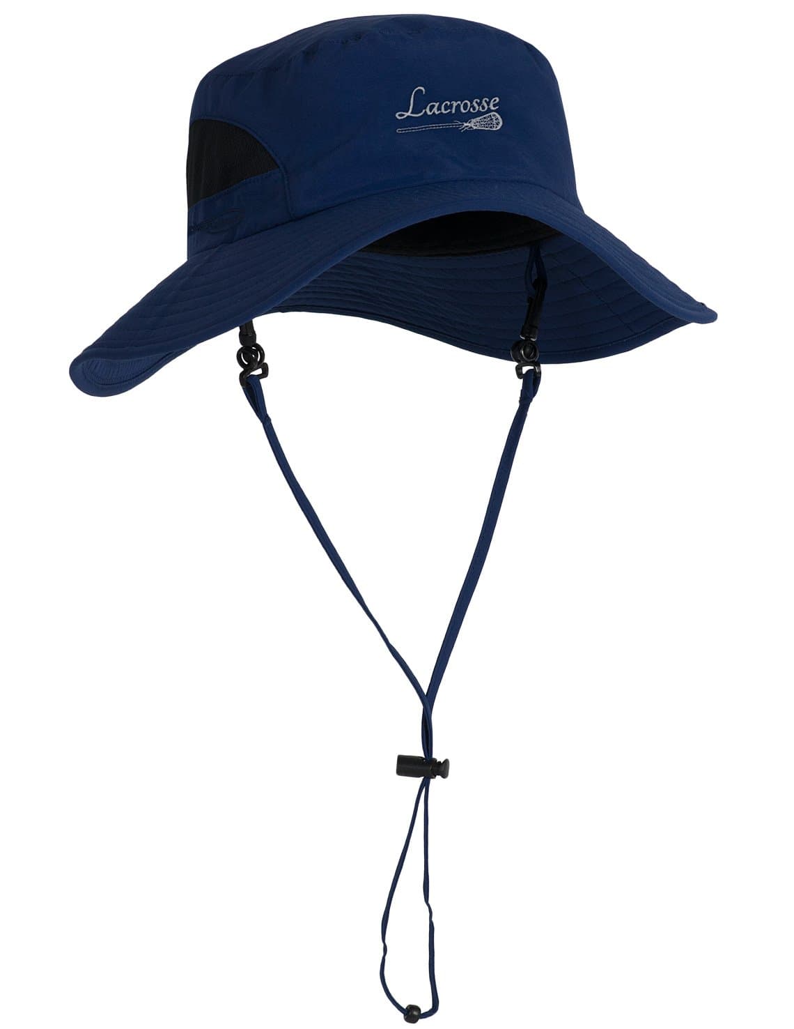 LokoSphere Women's Lightweight Bucket Hat with Lacrosse Logo (UPF 50+)