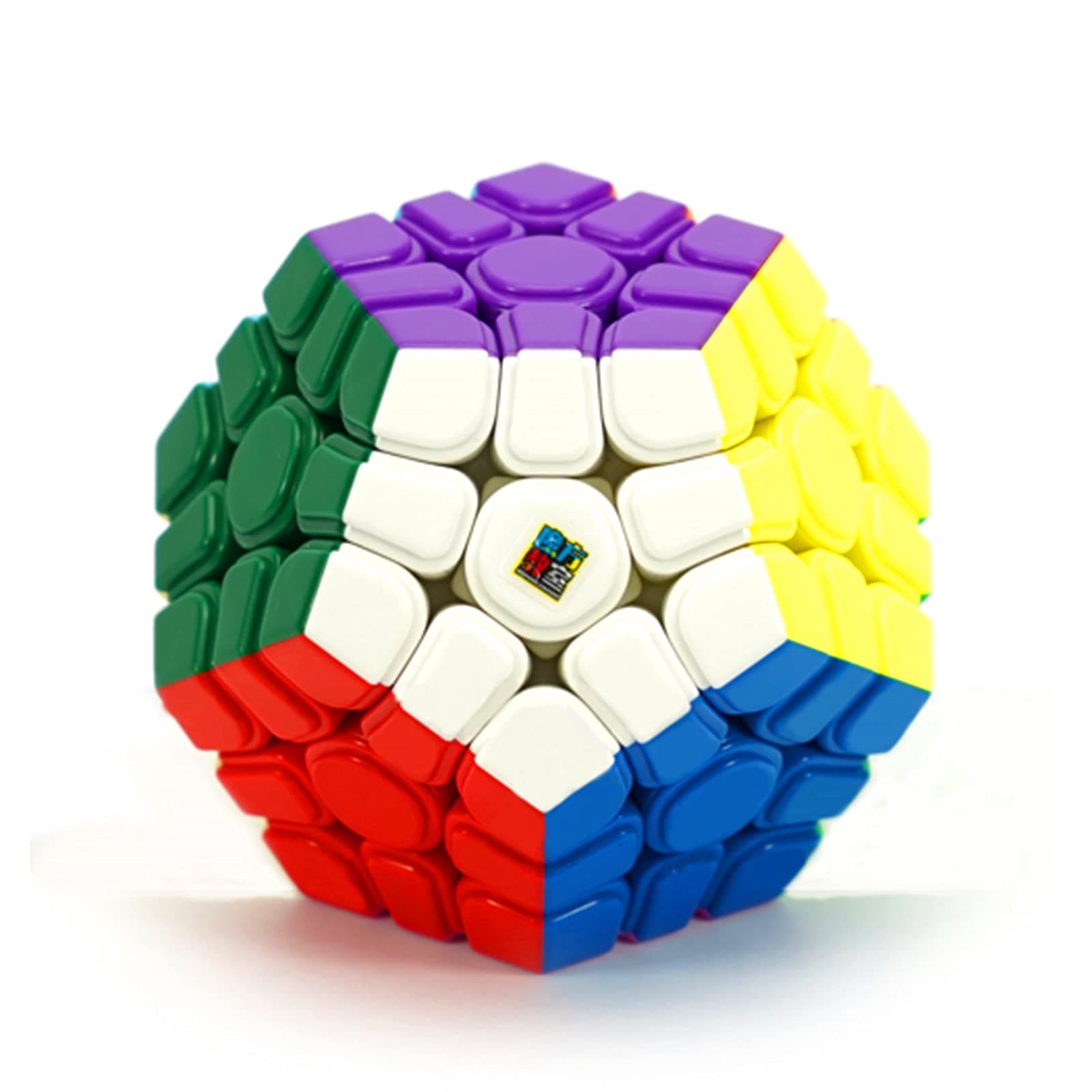 CuberSpeed Moyu Megamins Magnetic stickerless Speed Cube MFJS MEILONG Megamin M Cubing Classroom Meilong 12-Side 3x3 Pentagonal Dodecahedron Speed Cube