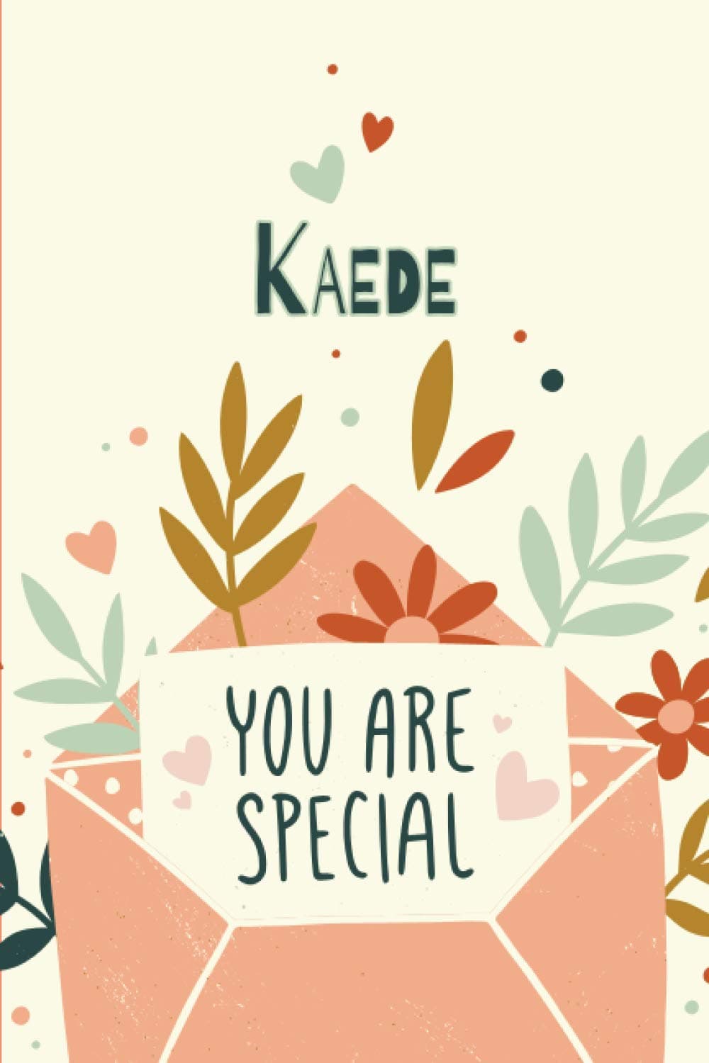 Kaede You Are Special: Gift for Kaede, Birthday Personalized Beautiful Notebook Gift, Practical 100 Timeline Pages, 6"x9" Lightweight and Compact, Premium Matte Finish