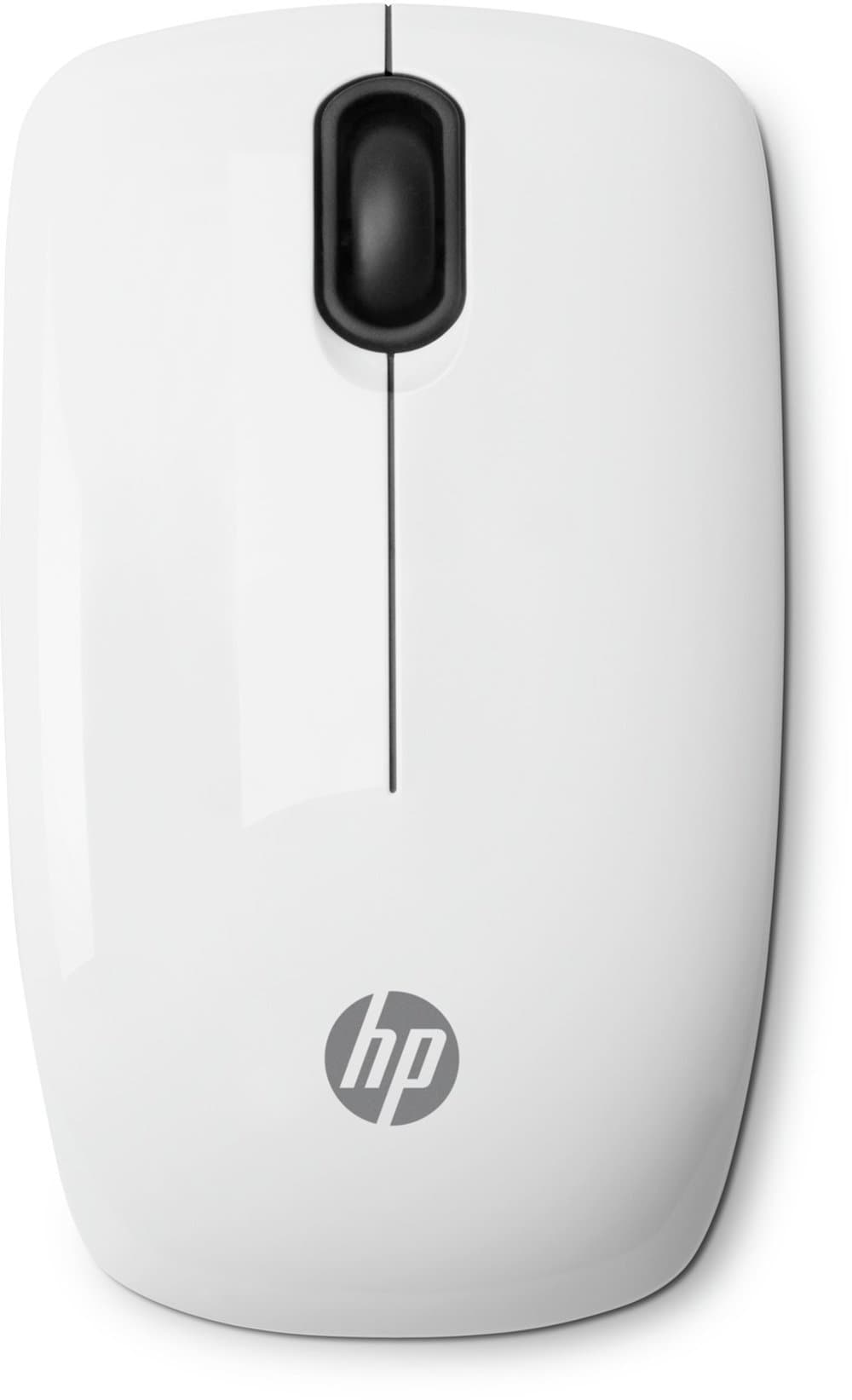 HP Z3200 White 2.4 GHz USB Slim Wireless Mouse with Blue LED 1600 DPI Optical Sensor