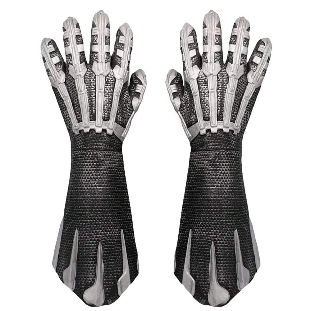 LePyCos Black Panther Gloves Latex Halloween Cosplay Costume Black
