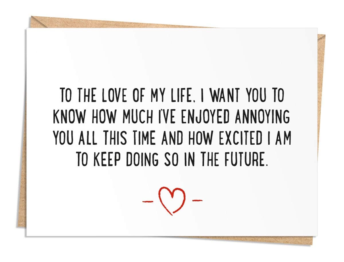 Seymour Butz Funny Birthday, Anniversary, or Valentine's Day Card -for Husband, Wife, Boyfriend, or Girlfriend