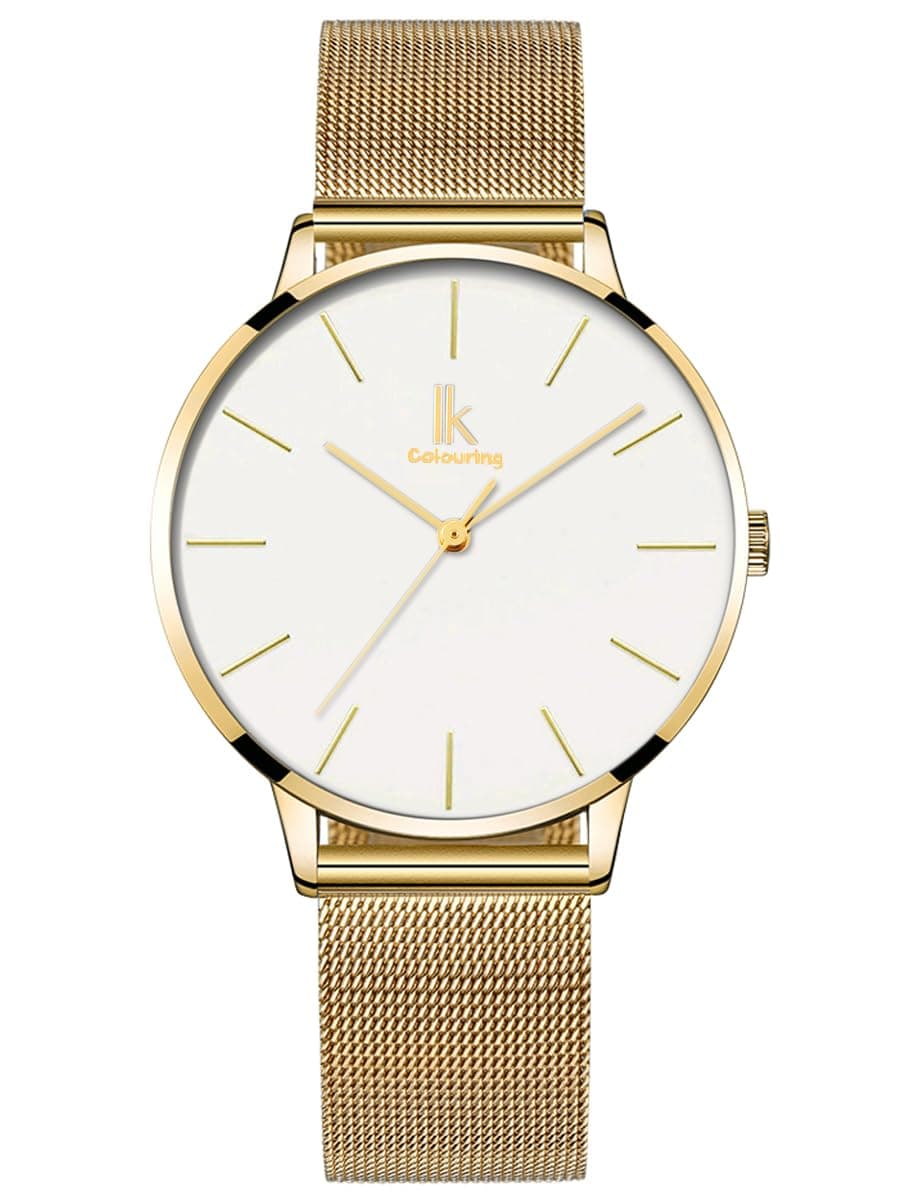 IK Women Watch Watches with Mesh Strap Ultra-Thin