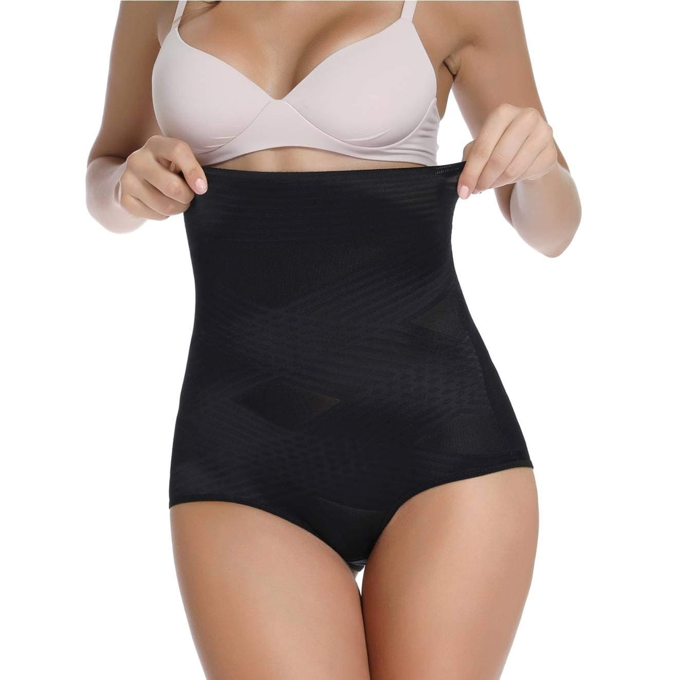 WOWENYWomen High Waist Shapewear Panty Girdle Firm Tummy Control Knickers Slimming Briefs Waist Cincher Butt Lifter Panties Seamless Shaping Underwear Body Shaper