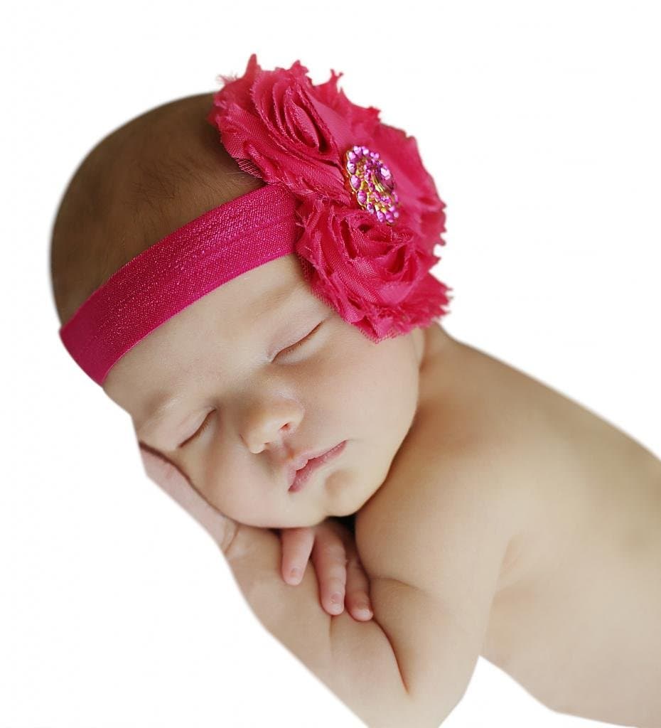 Baby Girl's Mia Headband One Size Pink