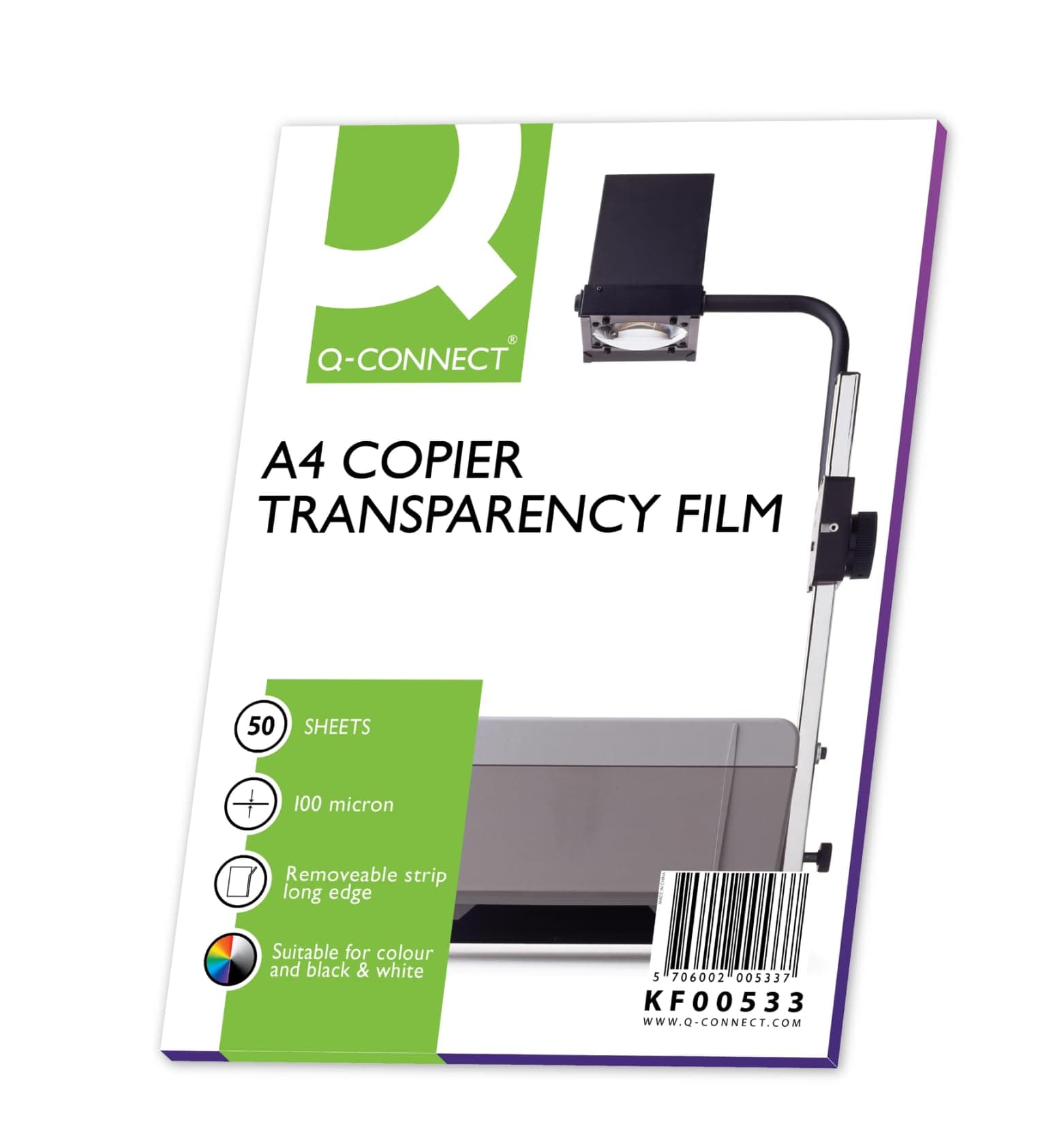 Q-Connect Laser Copier OHP Film (50 Pack)