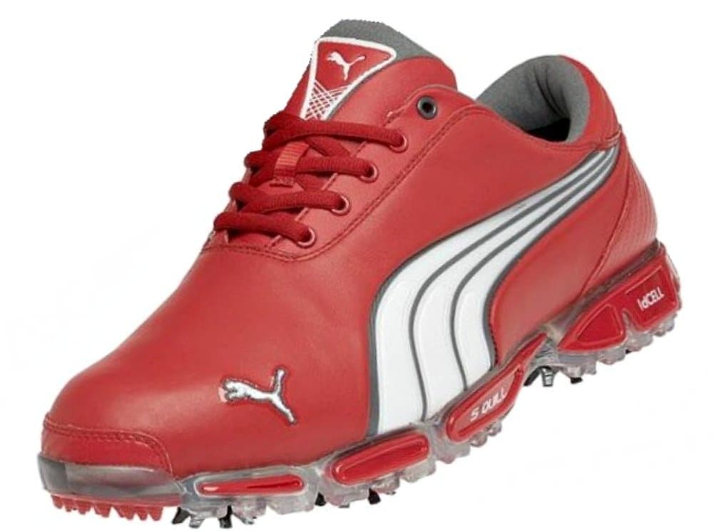 PUMA Super Cell Fusion Ice LIMITED EDITION Men's Golf Shoes - Tomato Red