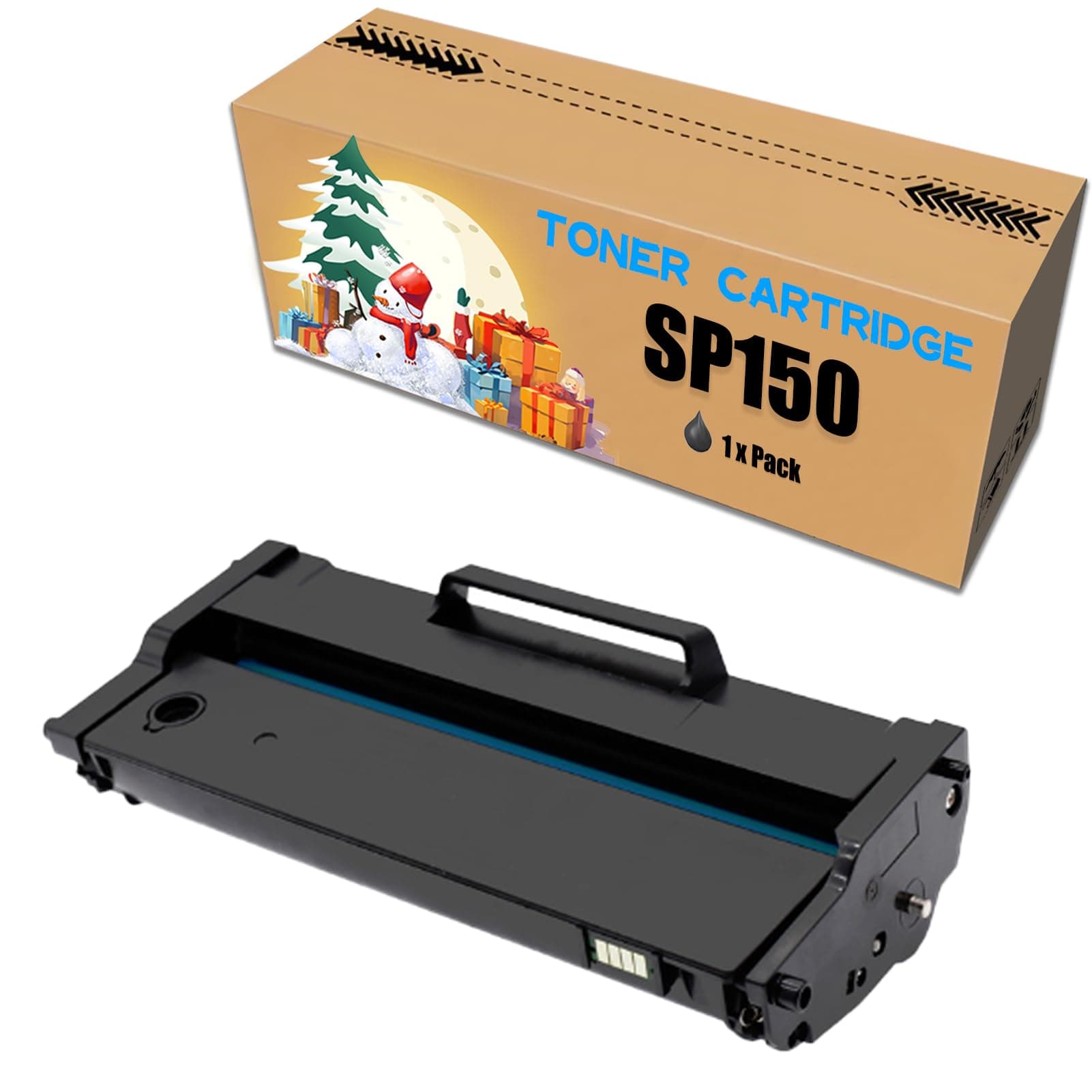 Compatible Replacement for Ricoh SP150 Toner Cartridge for SP150 SP150SU SP150SUw SP150w Printer 1 Black