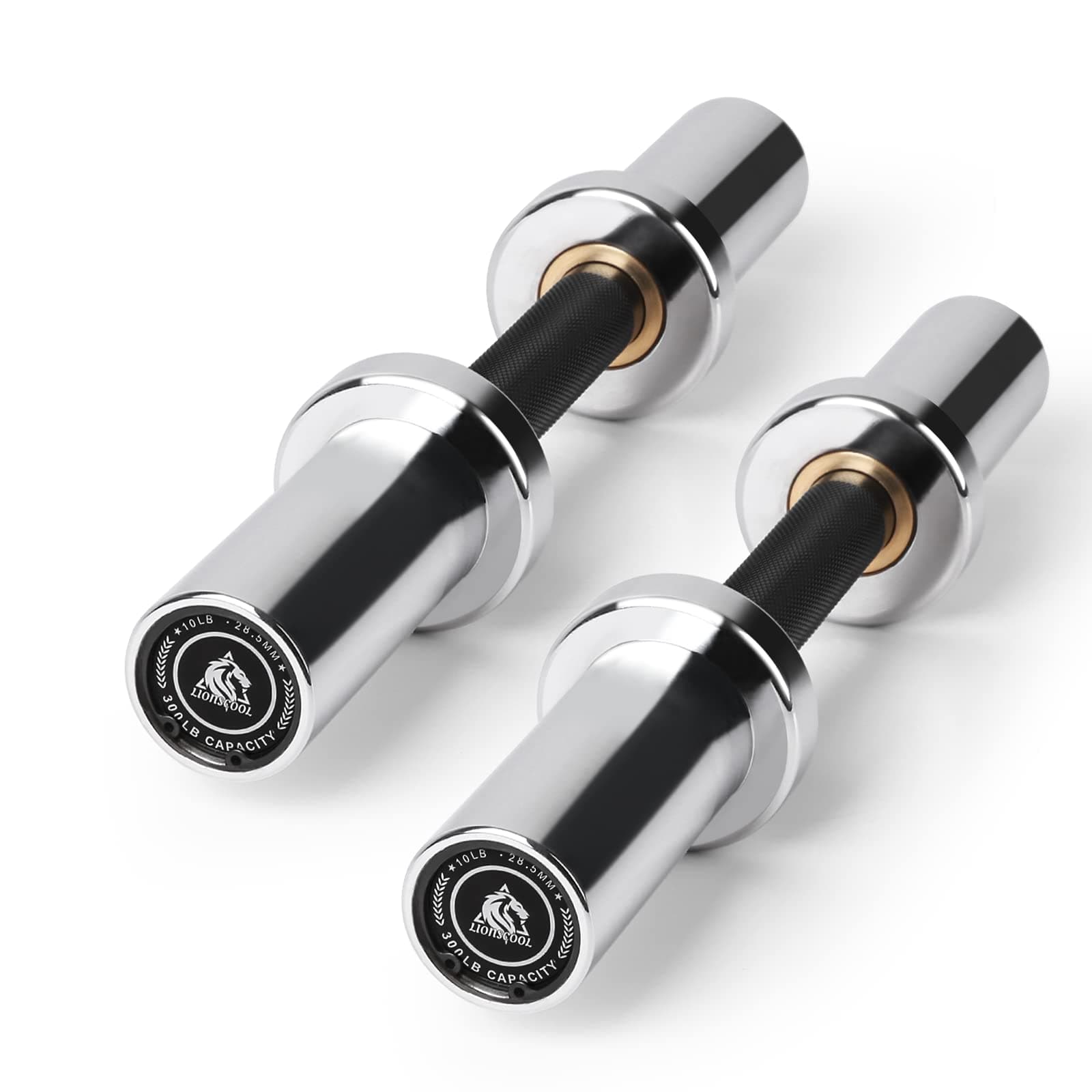 16"/20” Loadable Dumbbells Pairs in Commercial Grade, Heavy Duty Olympic Dumbbell Bar/Handle for Strength Training, Compatible with 2’’ Standard Plates